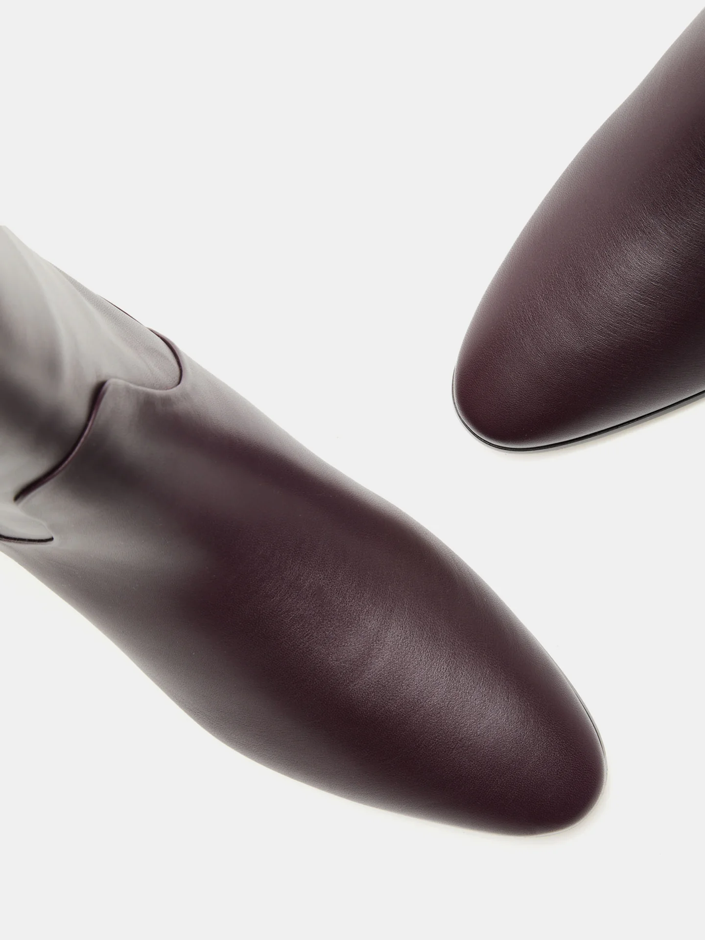 Allegra Riding Boot / Plum Leather - Image 4