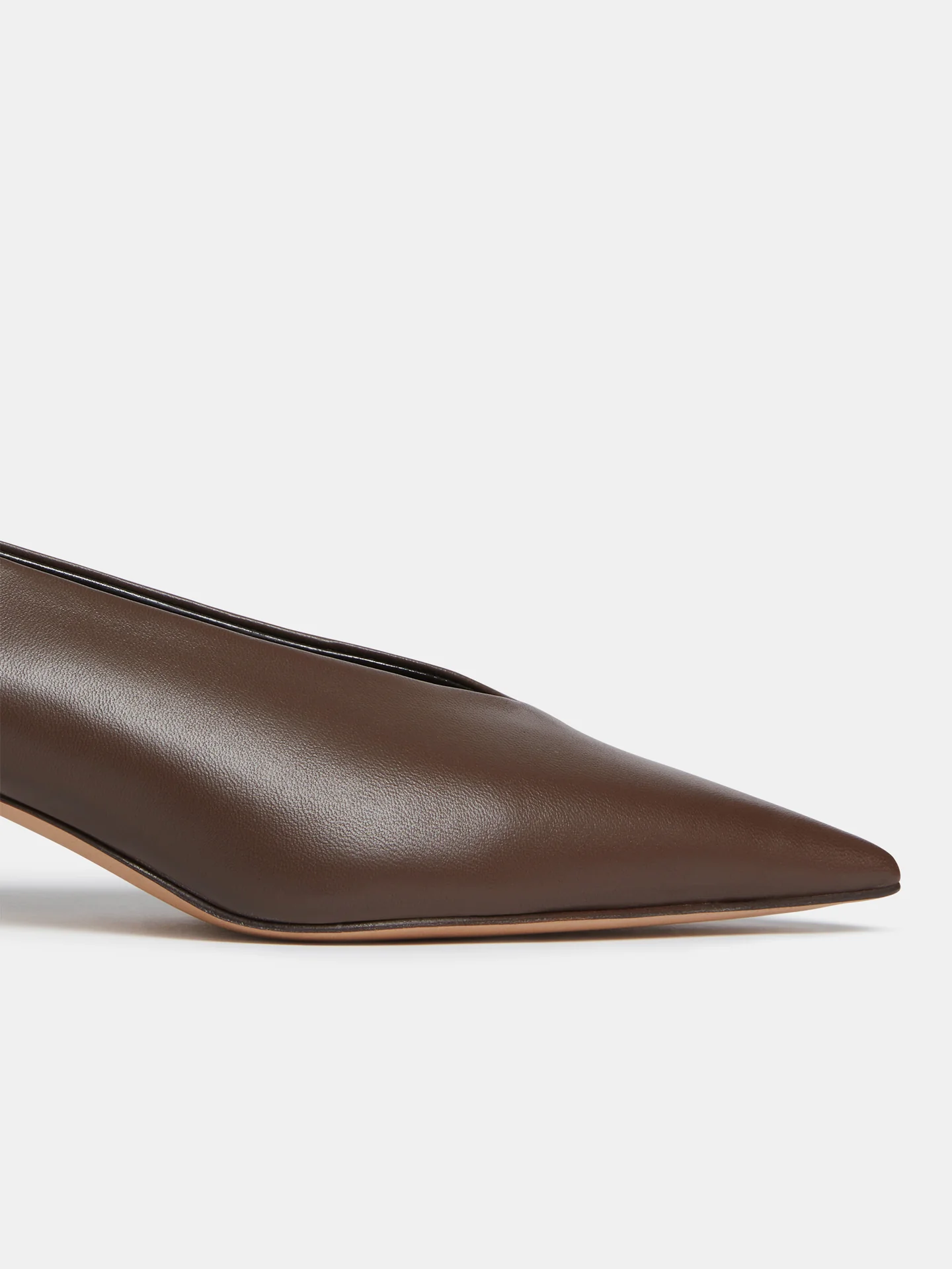 Babouche Kitten / Chocolate Leather - Image 3