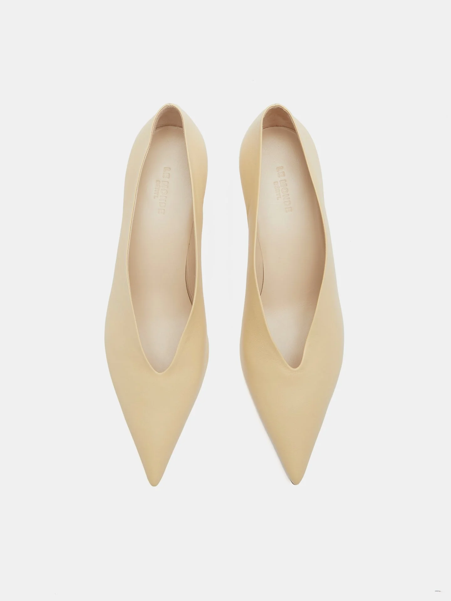 Babouche Kitten / Custard Leather - Image 3