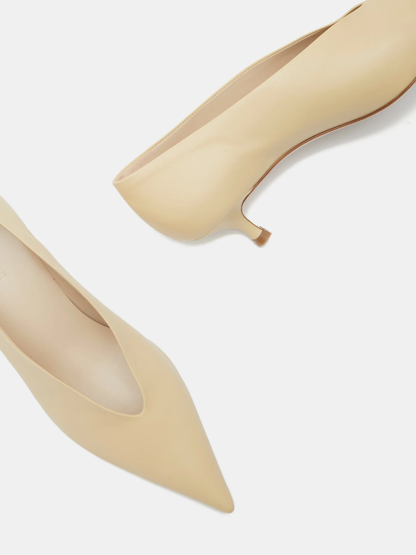 Babouche Kitten / Custard Leather - Image 4