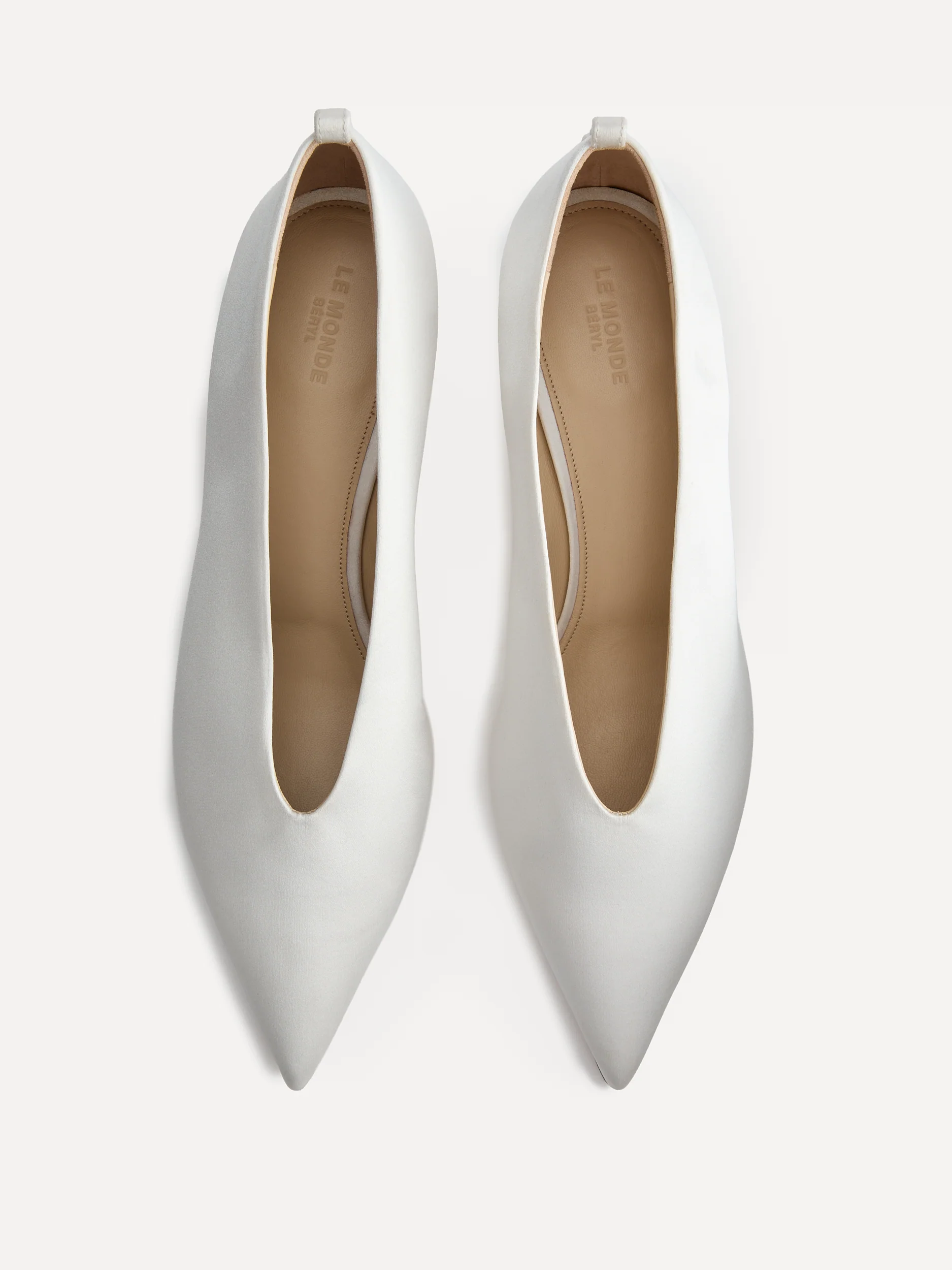Babouche Kitten / Ivory Satin - Image 3
