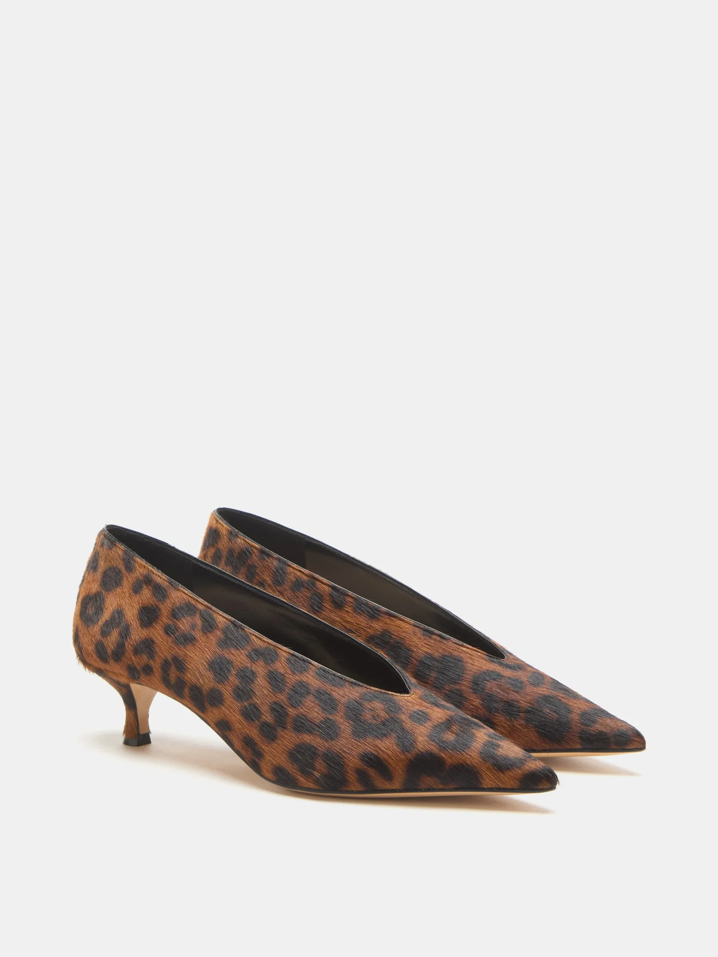 Babouche Kitten / Leopard Calf Hair - Image 2