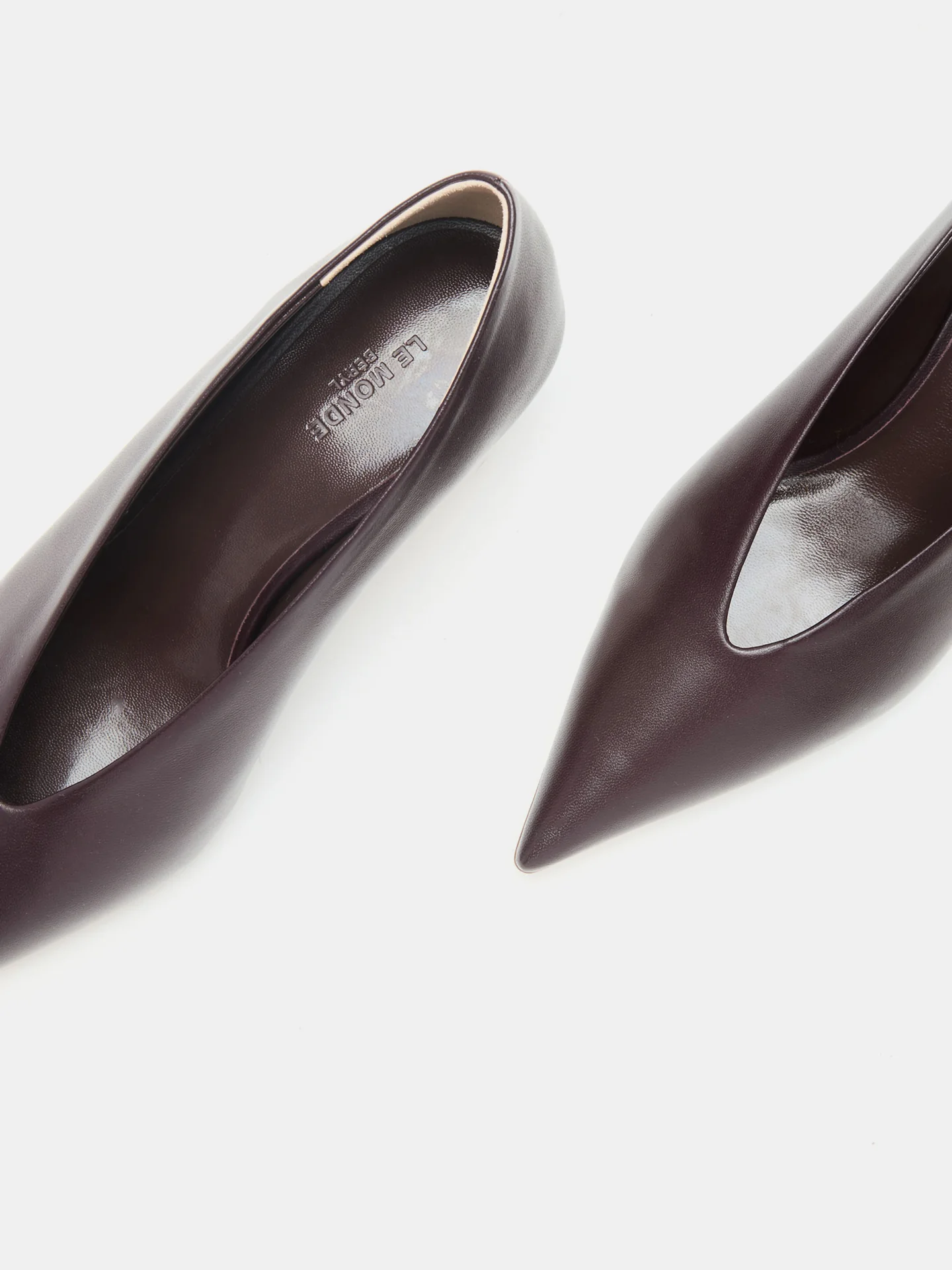 Babouche Kitten/ Plum Leather - Image 4