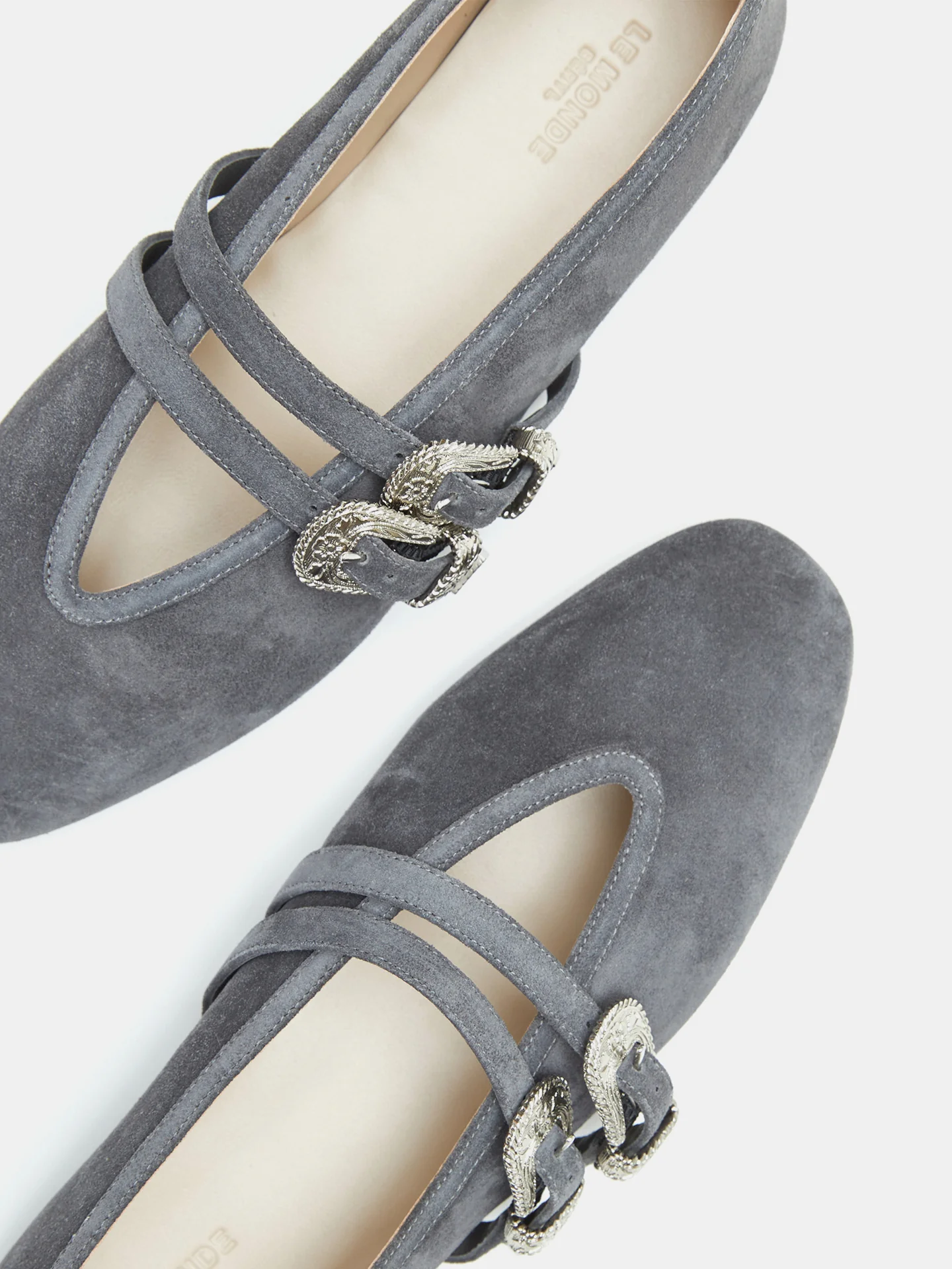 Ballet Claudia Slipper / Anthracite Suede - Image 4