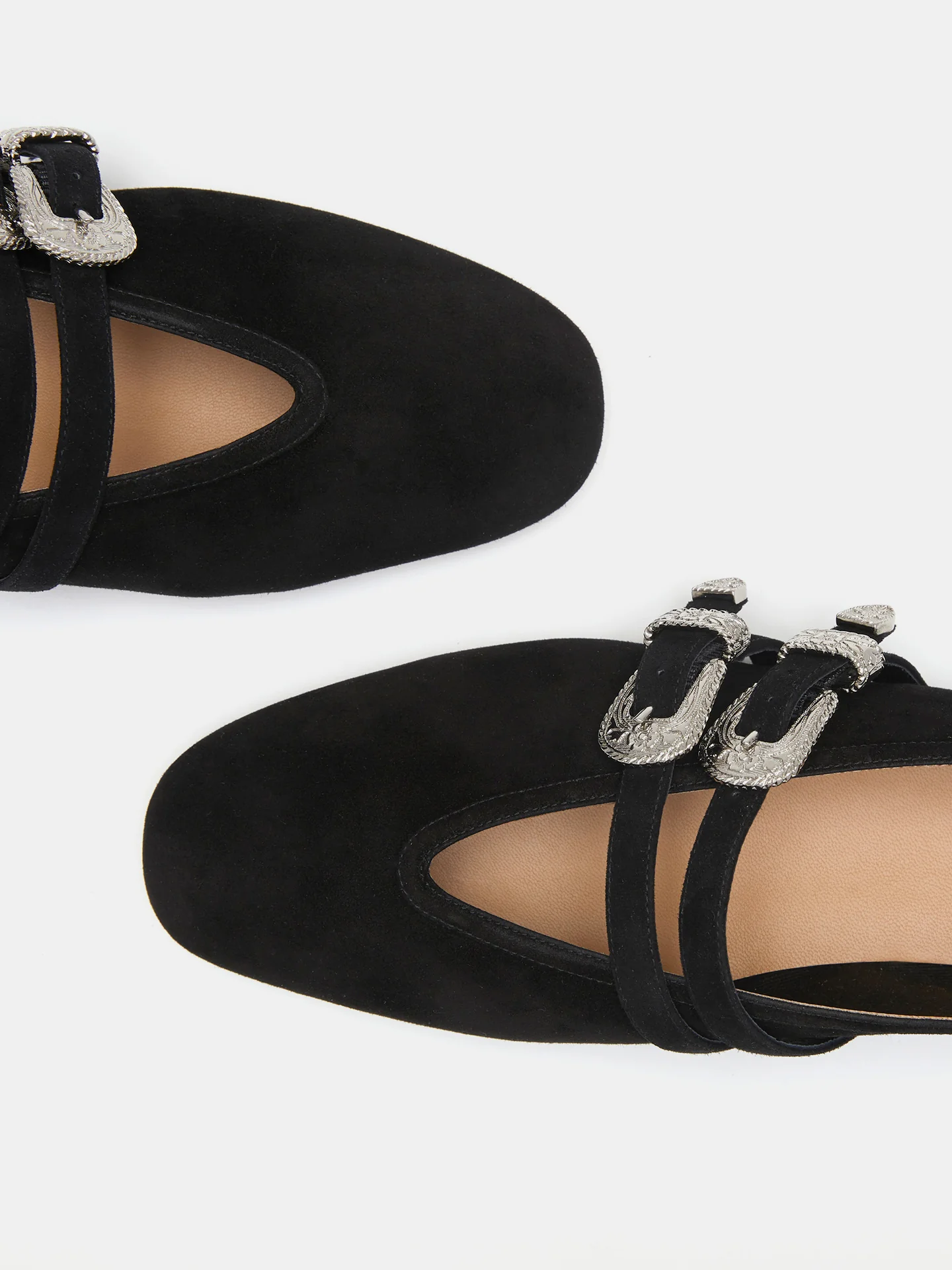 Ballet Claudia Slipper / Black Suede - Image 3
