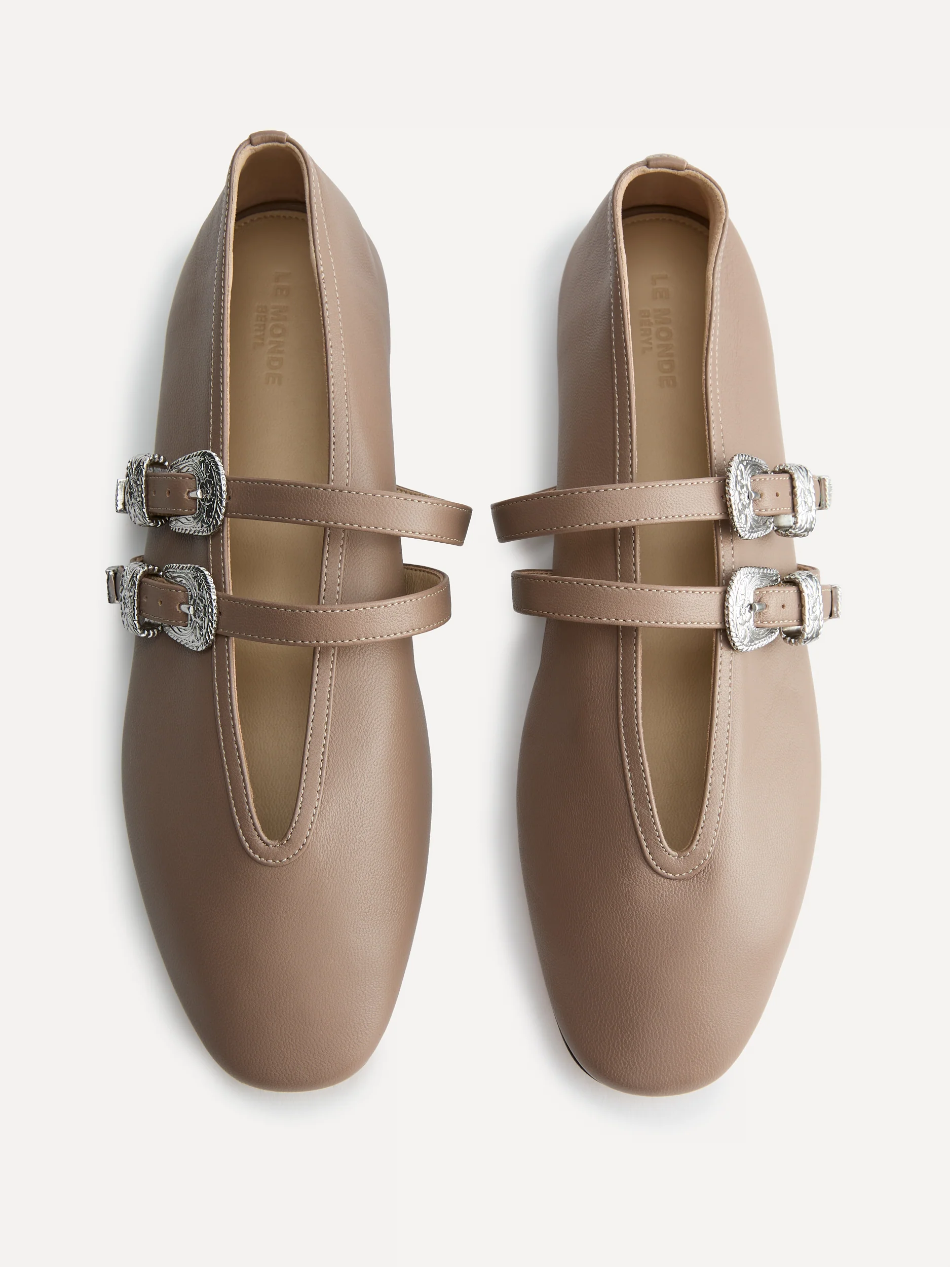 Ballet Claudia Slipper / Fango Leather - Image 3