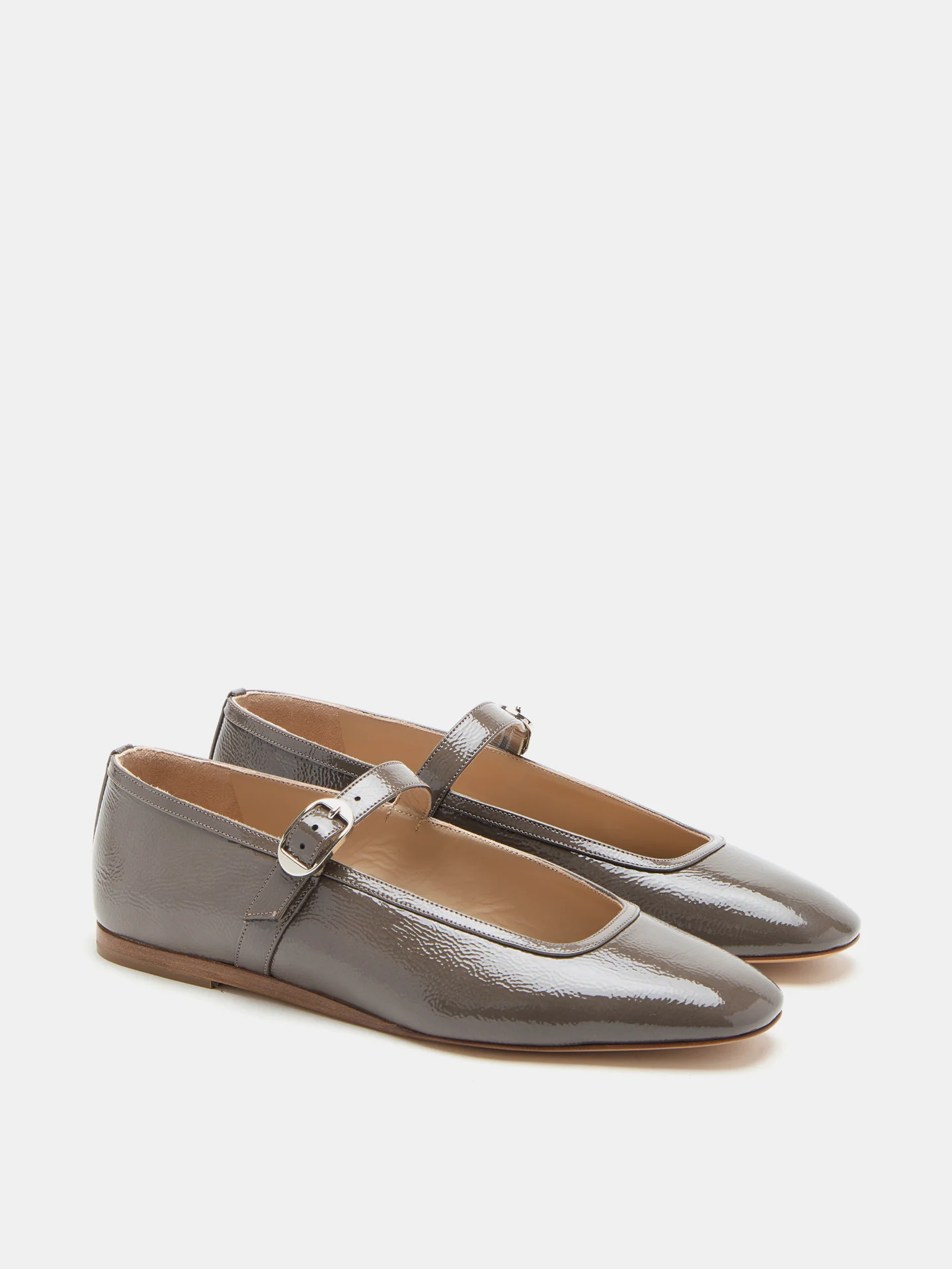 Ballet Mary Jane / Taupe Patent Leather - Image 2