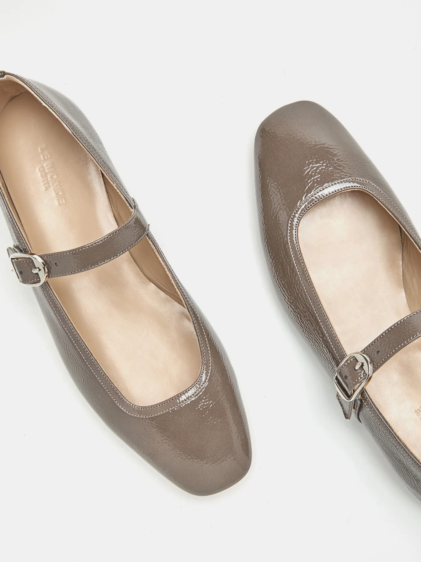 Ballet Mary Jane / Taupe Patent Leather - Image 4
