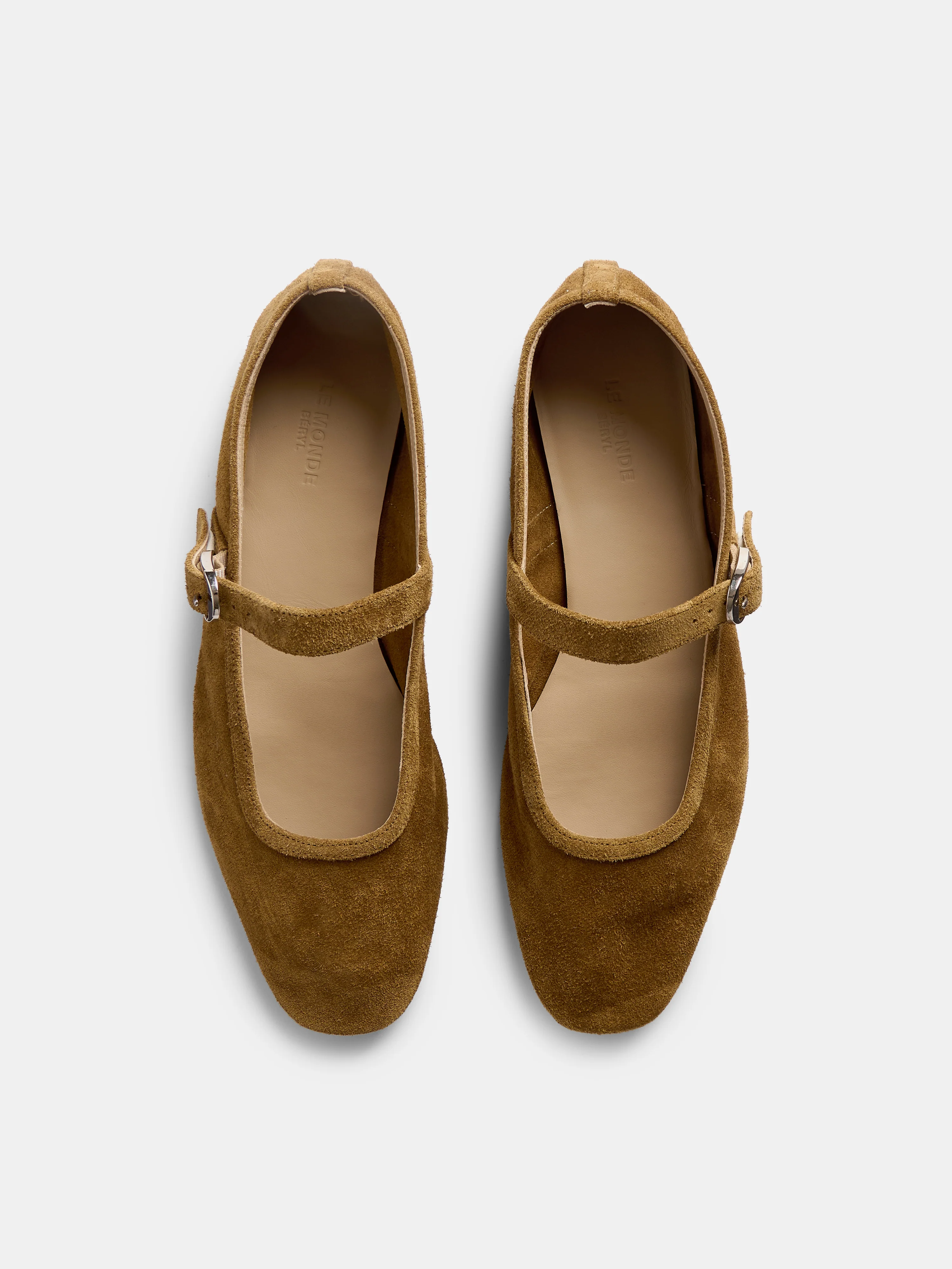 Ballet Mary Jane / Taupe Suede - Image 3