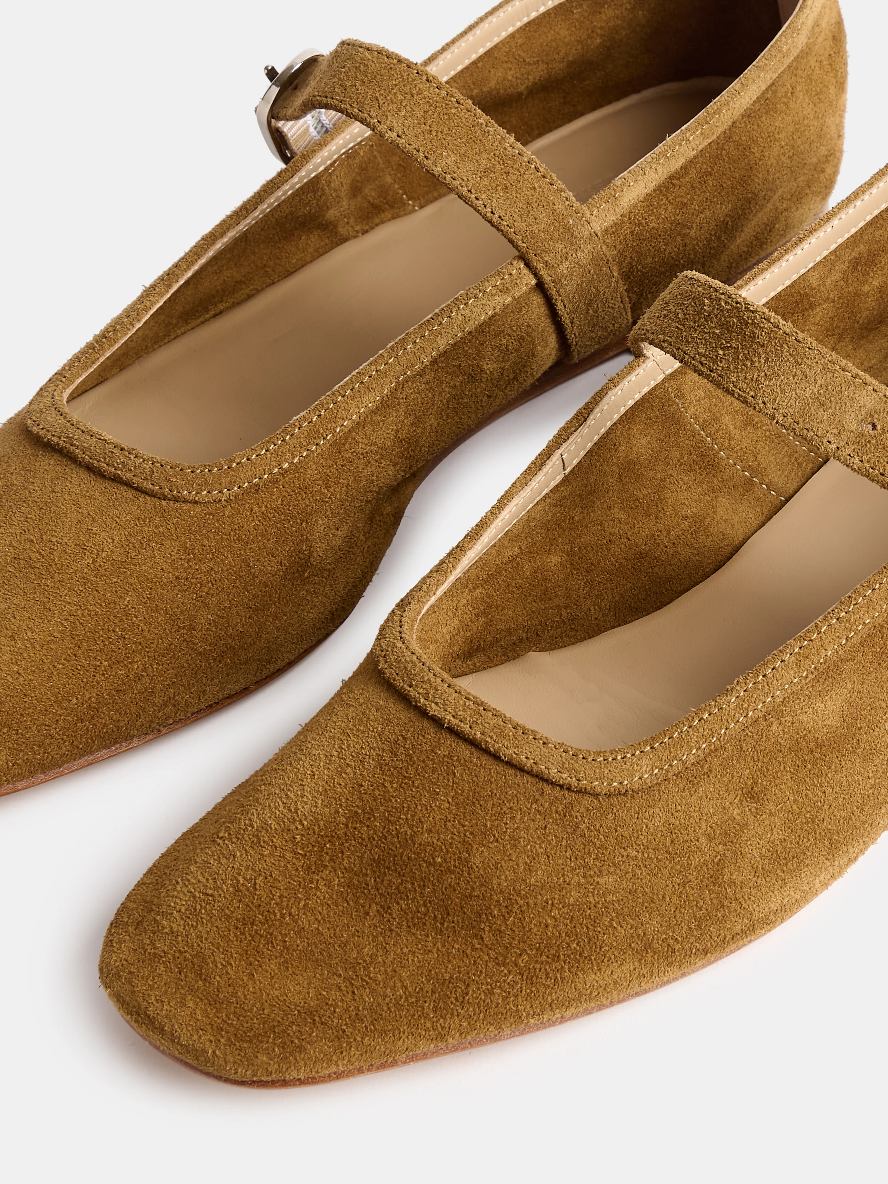Ballet Mary Jane / Taupe Suede - Image 4