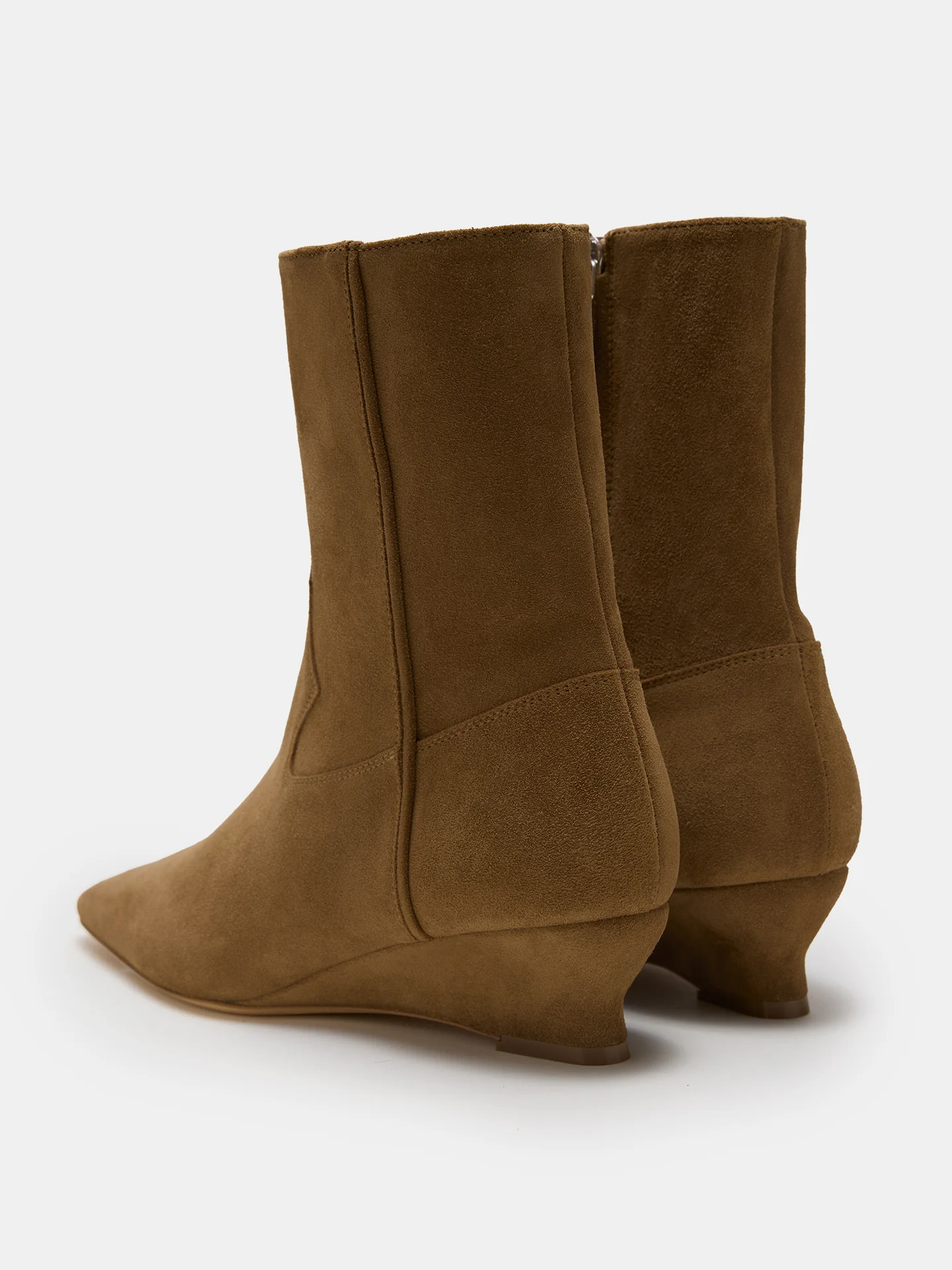 Camille Boot / Taupe Suede - Image 3