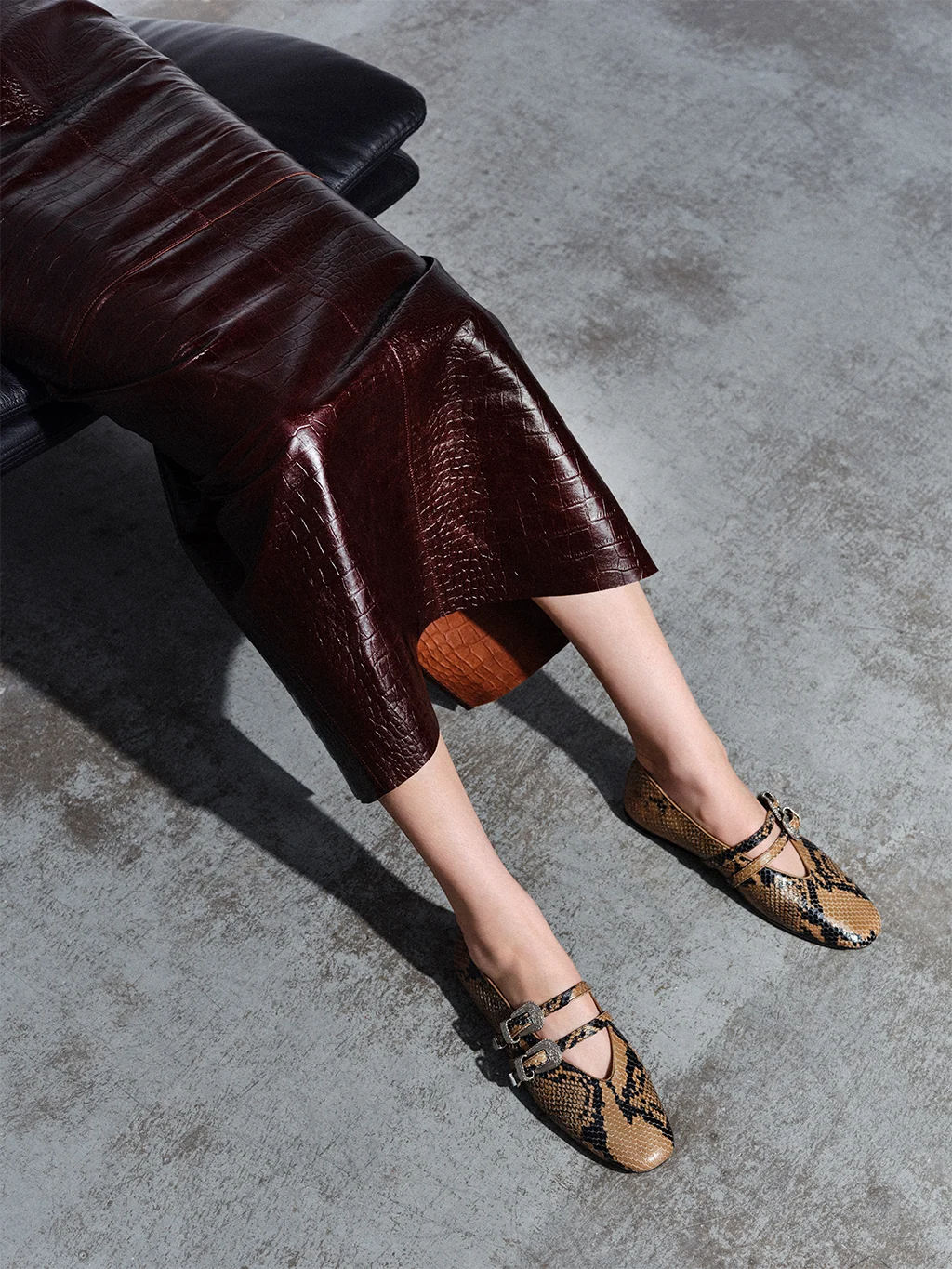 Classic Claudia / Fango Leather Snake Effect - Image 5