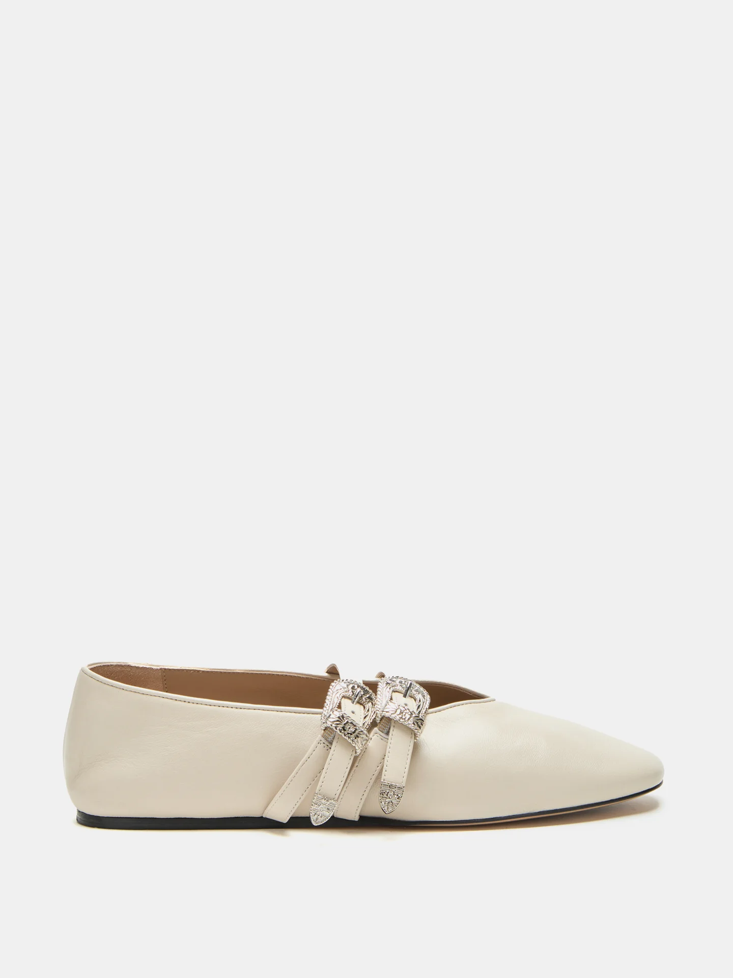 Classic Claudia / Ecru Leather