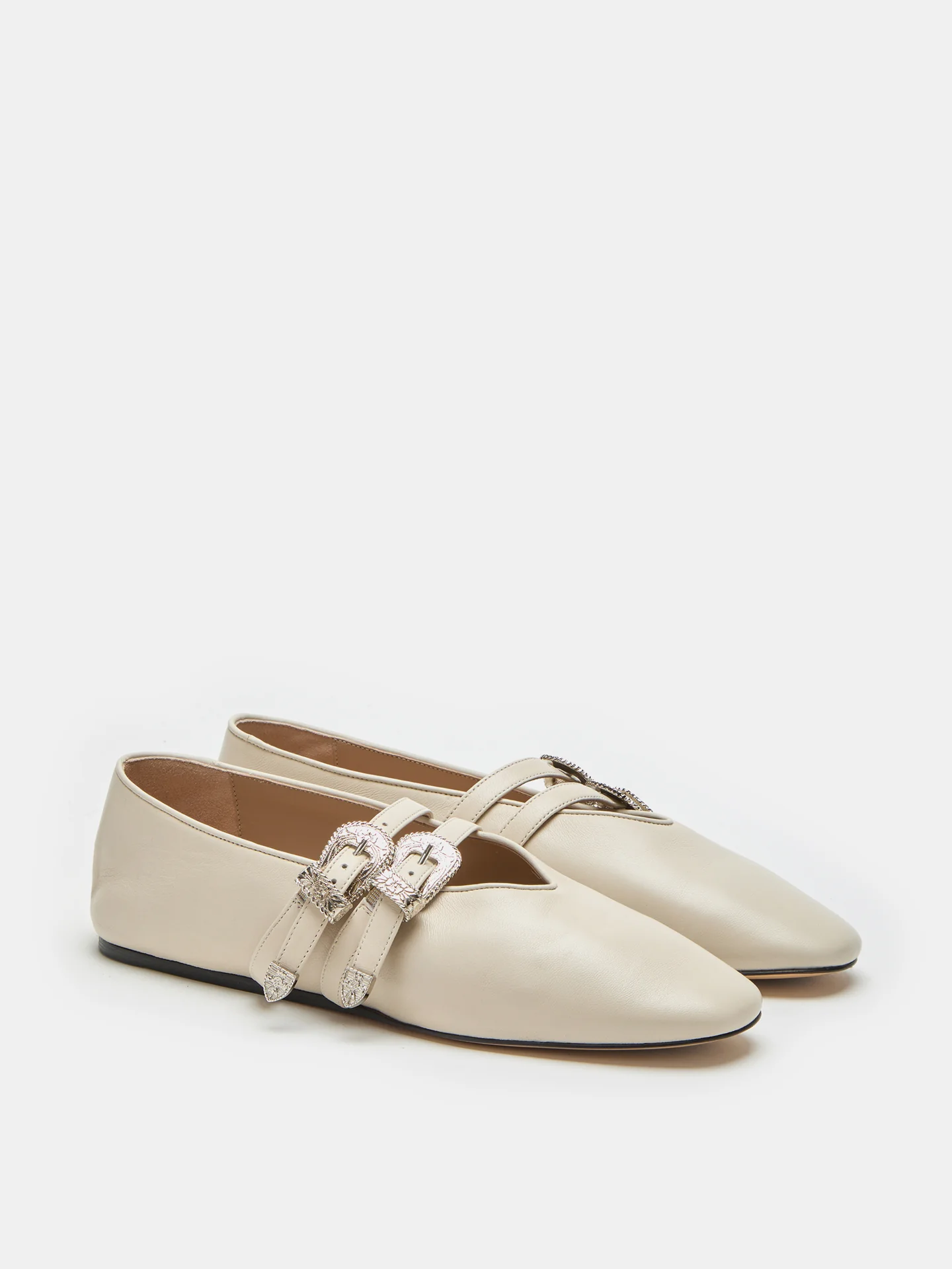 Classic Claudia / Ecru Leather - Image 2