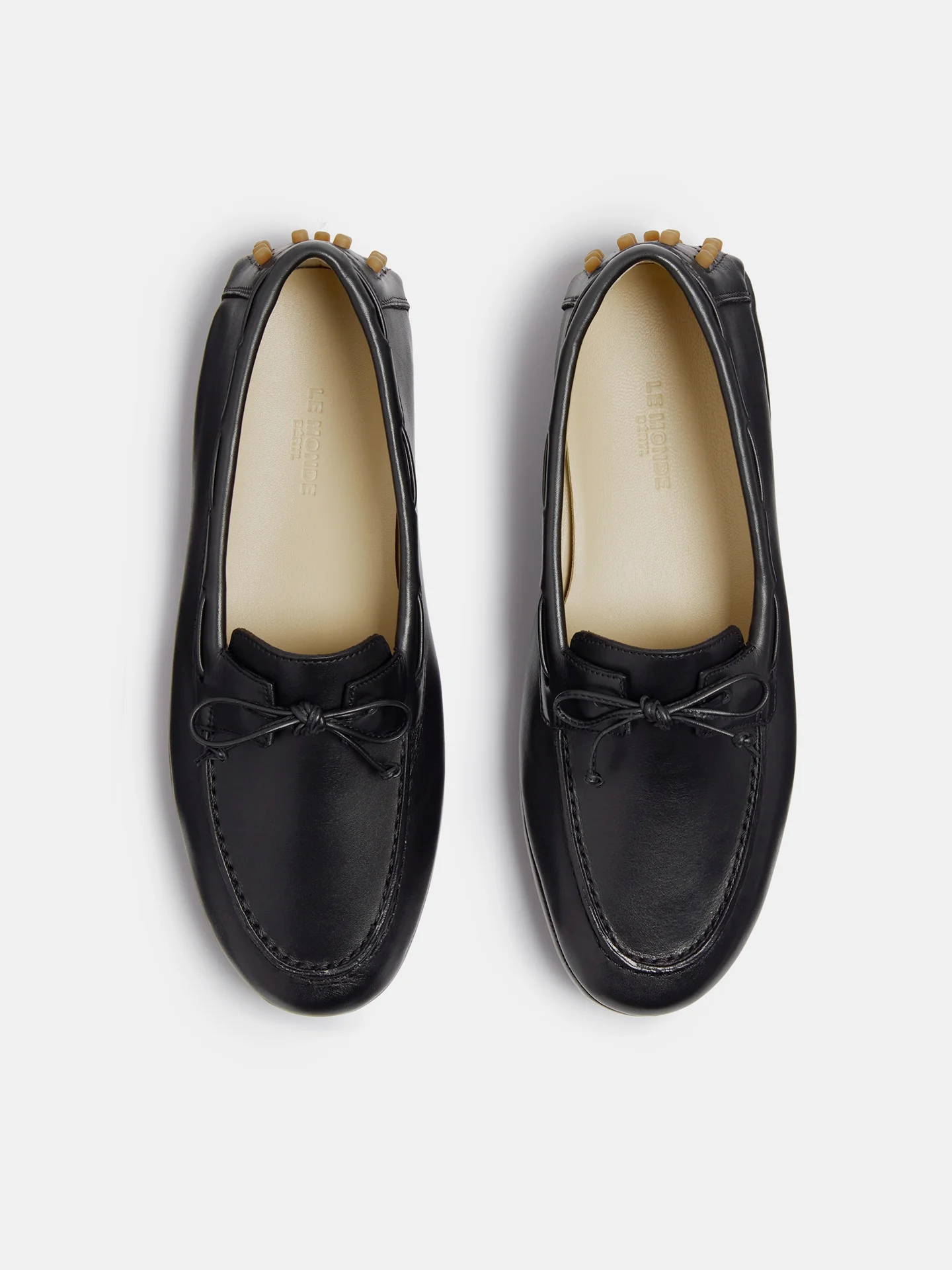 Driver Moccasin / Black Leather - Image 3