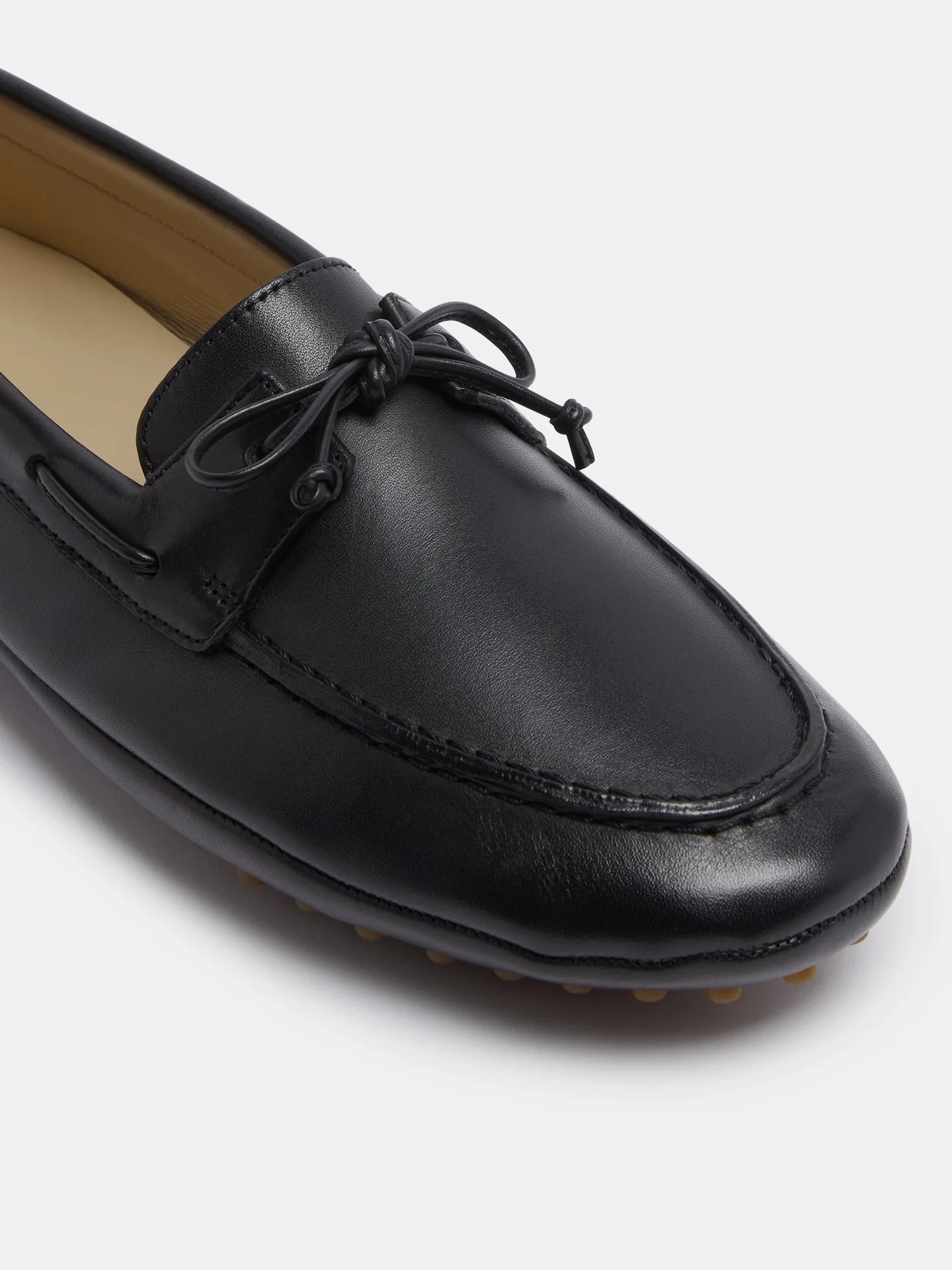 Driver Moccasin / Black Leather - Image 4