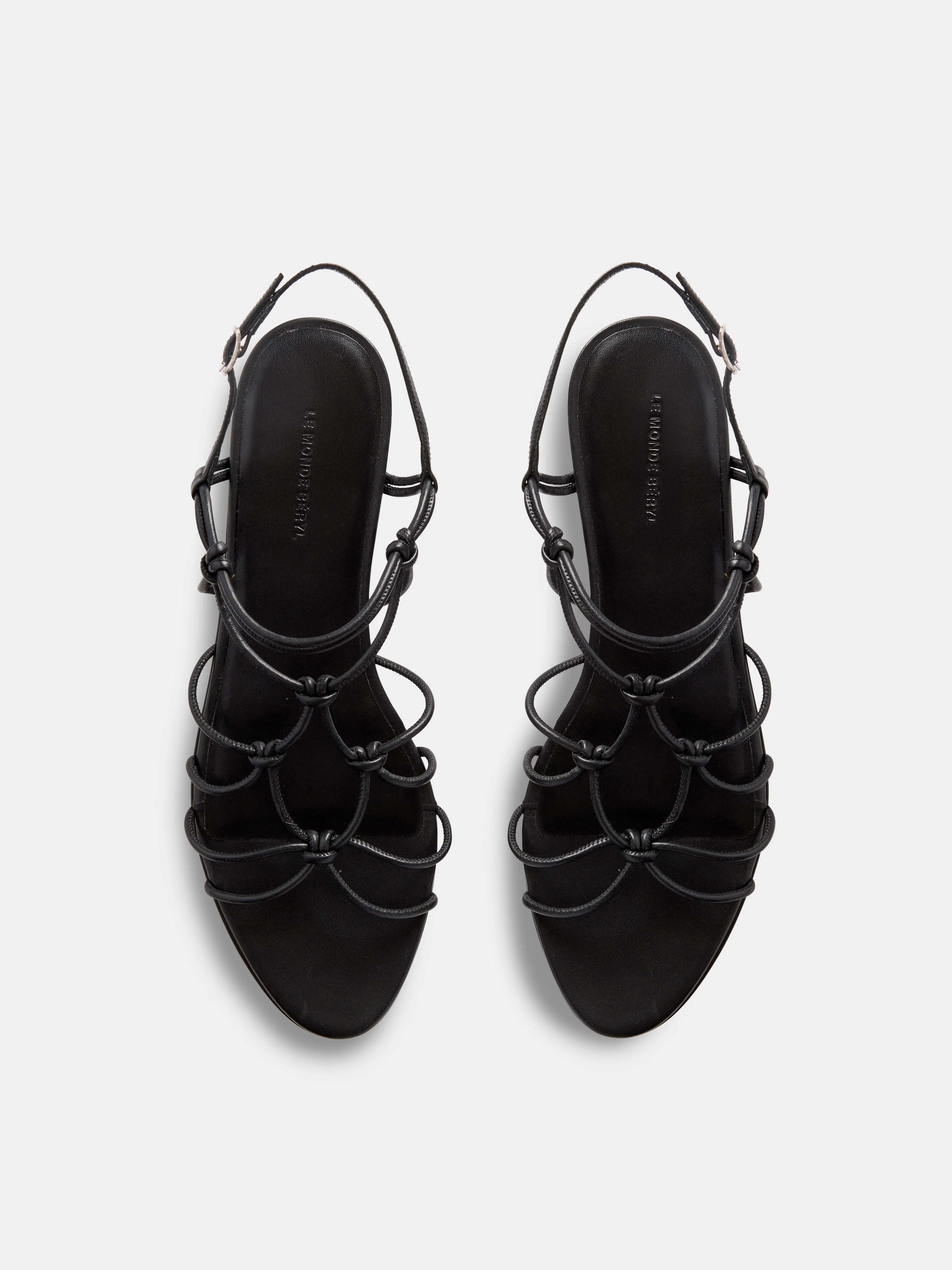 Grace Sandal / Black Leather - Image 3