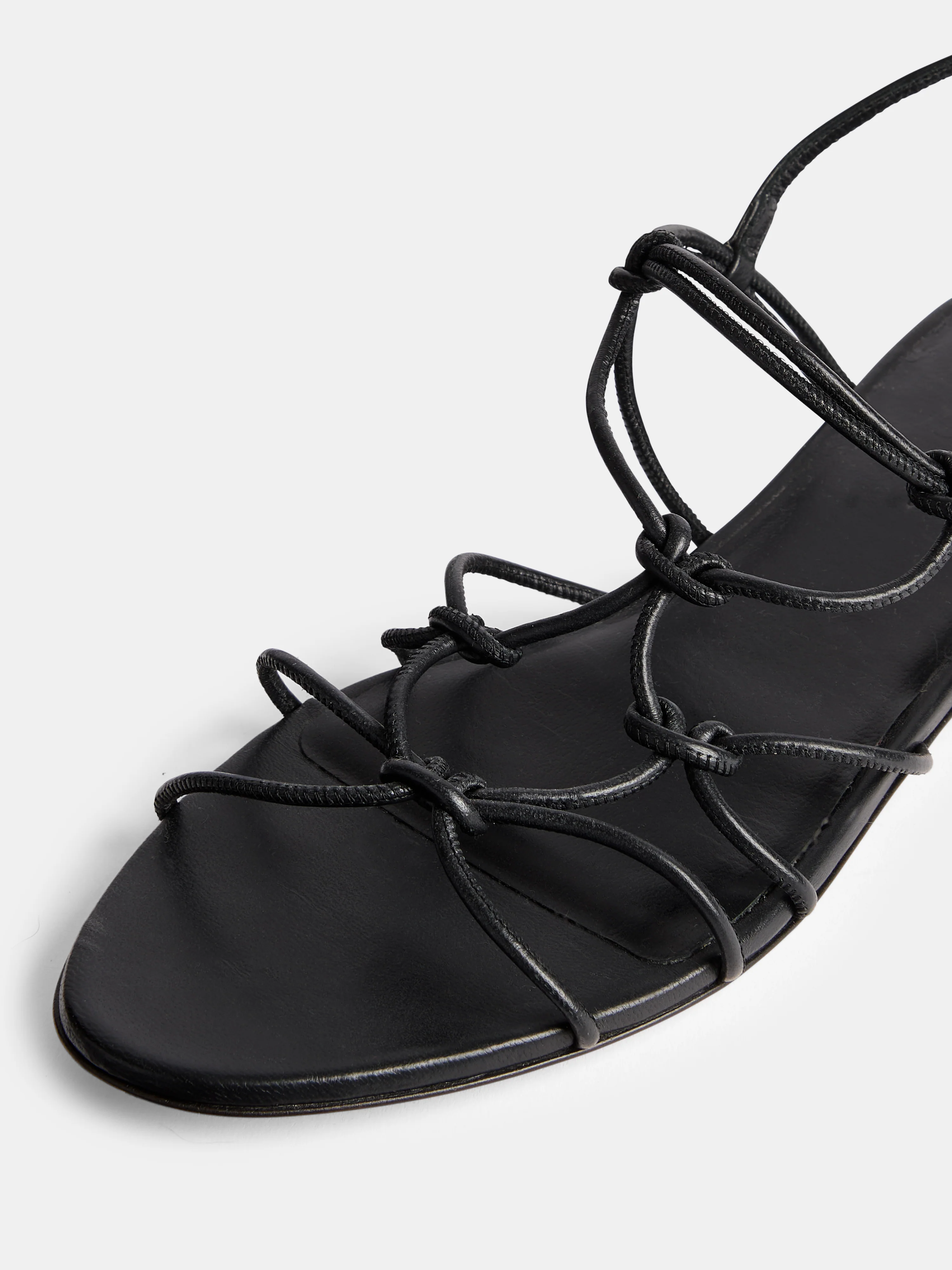 Grace Sandal / Black Leather - Image 4