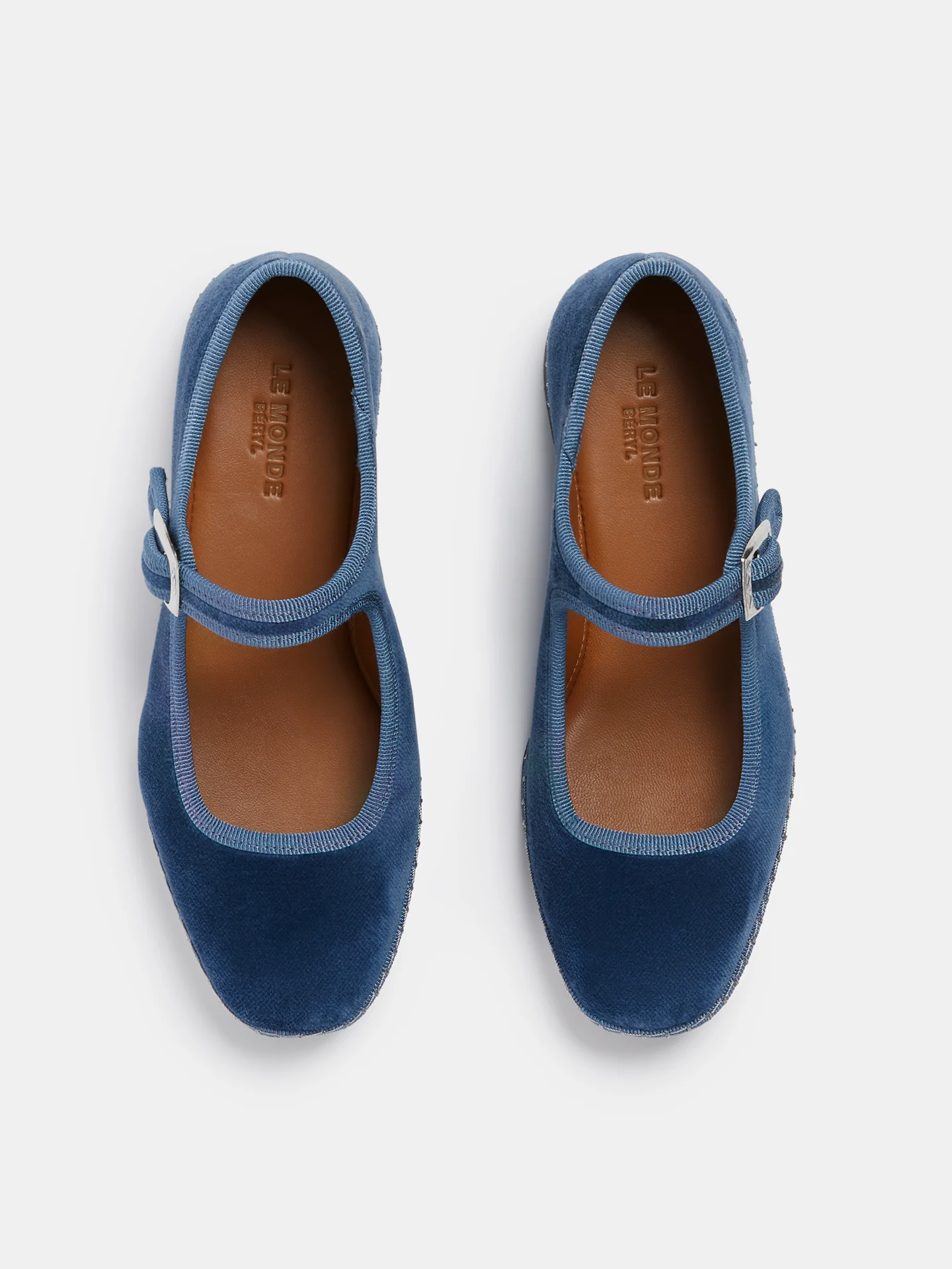 Kids Soft Mary Jane / Jeans Velvet - Image 3