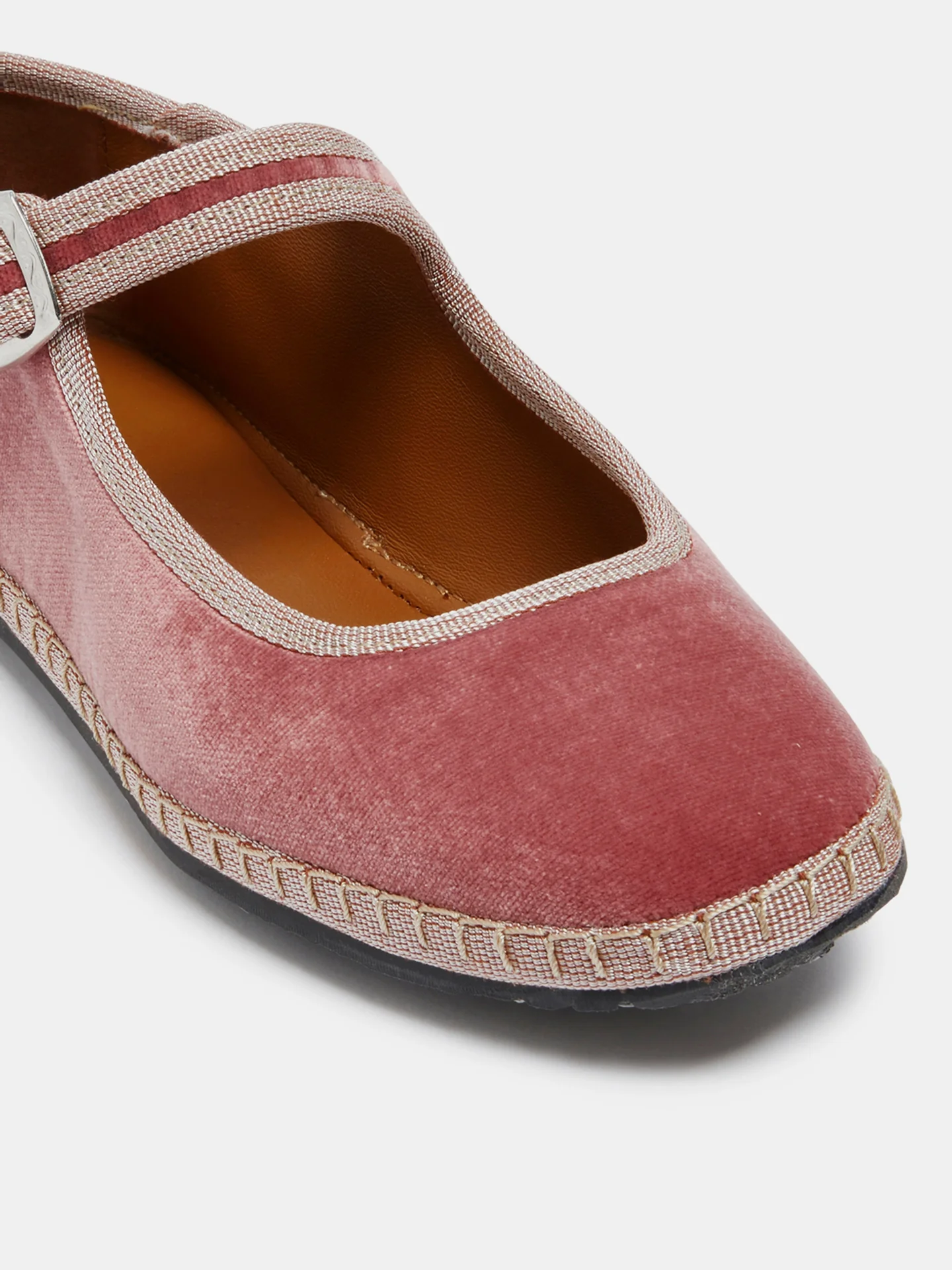 Kids Soft Mary Jane / Pink Velvet - Image 4