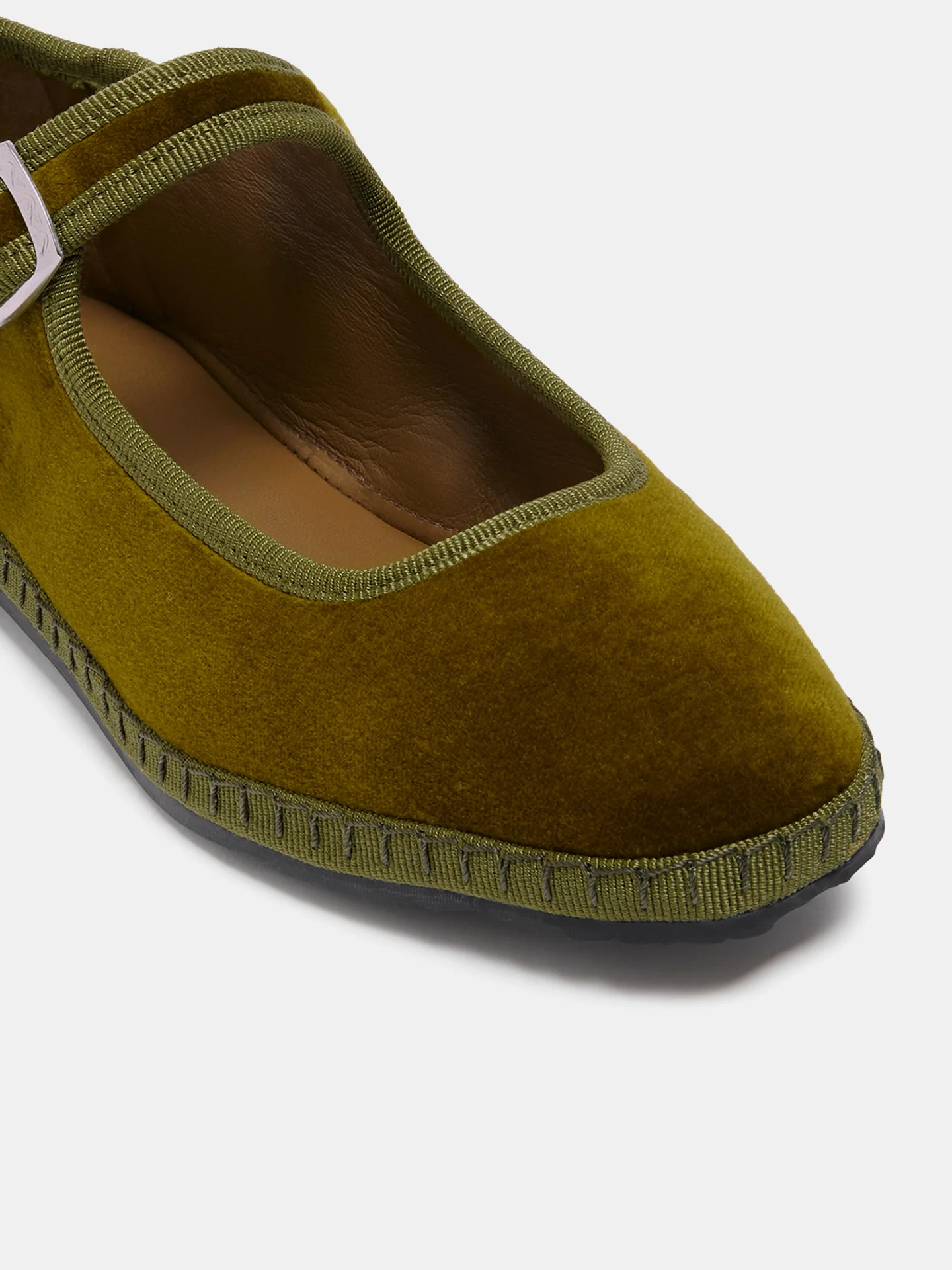 Kids Soft Mary Jane / Tobacco Velvet - Image 4