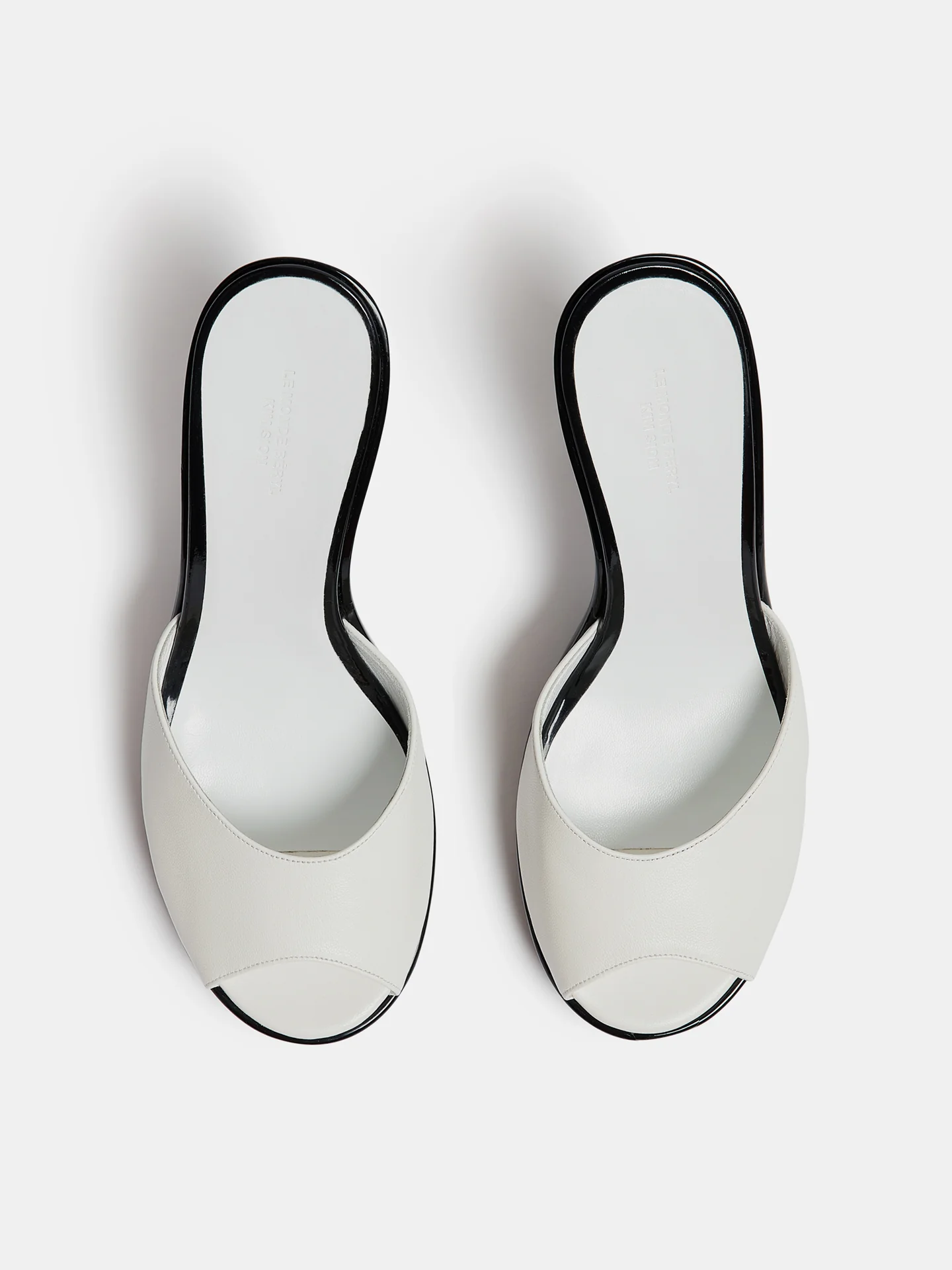 Kim Sion Cherry Mule / White Leather - Image 3