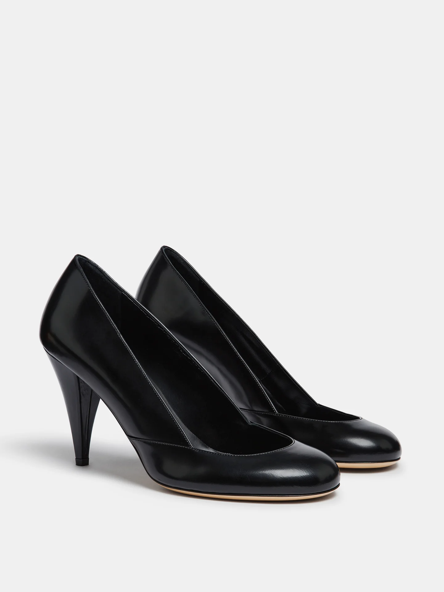 Kim Sion Sable Pump / Black Leather - Image 2