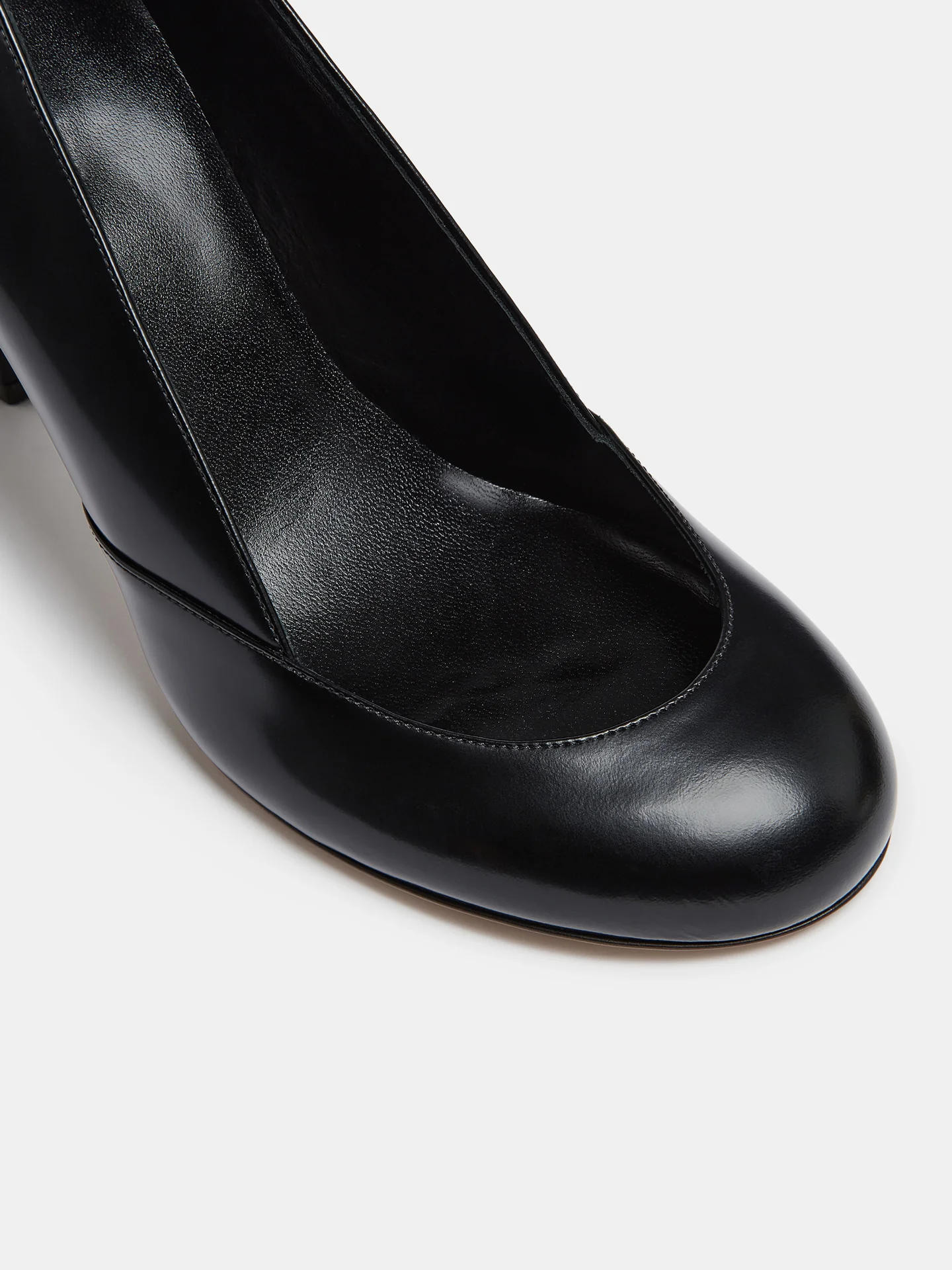 Kim Sion Sable Pump / Black Leather - Image 4