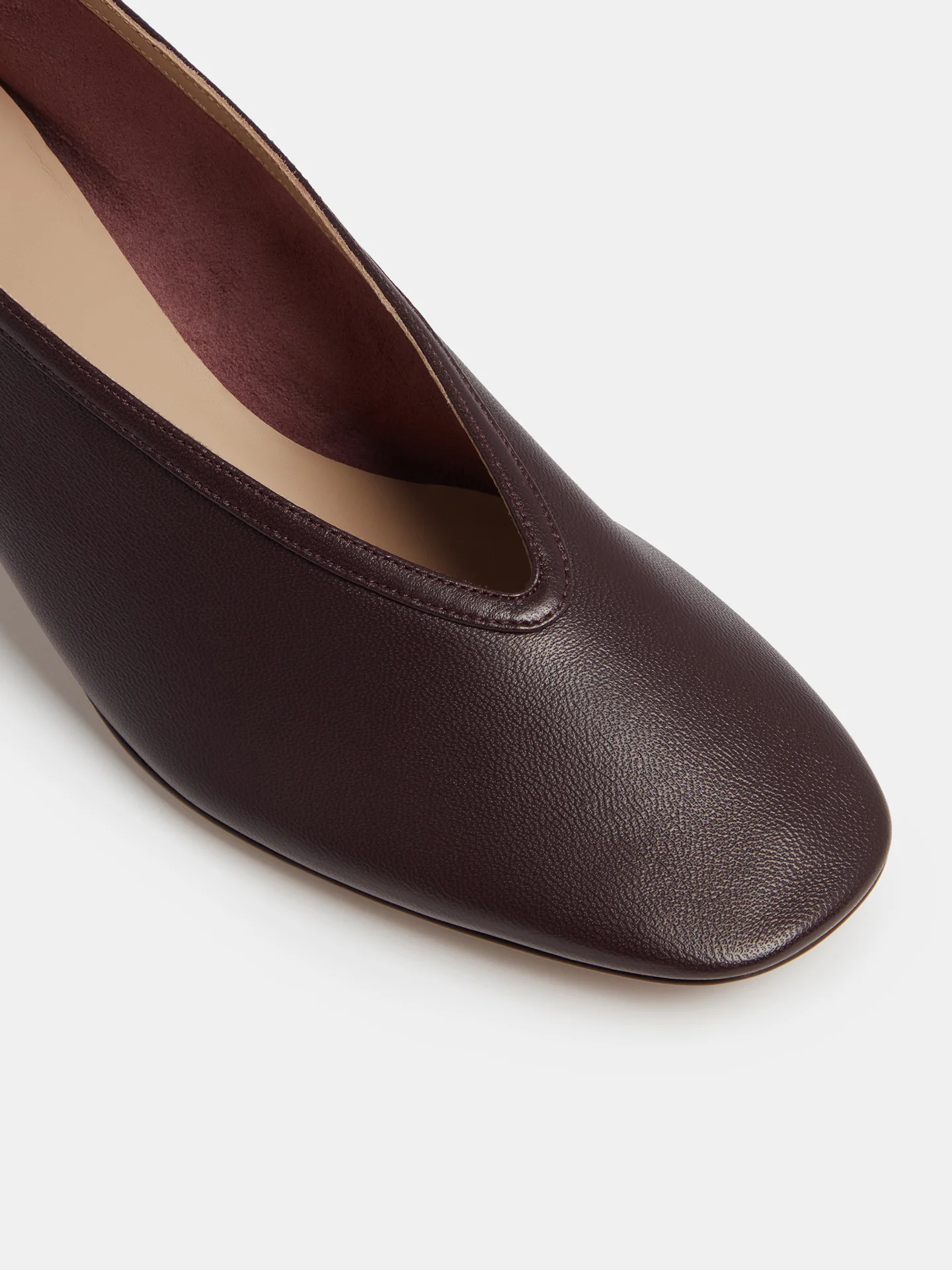 Luna Pump / Plum Leather - Image 4