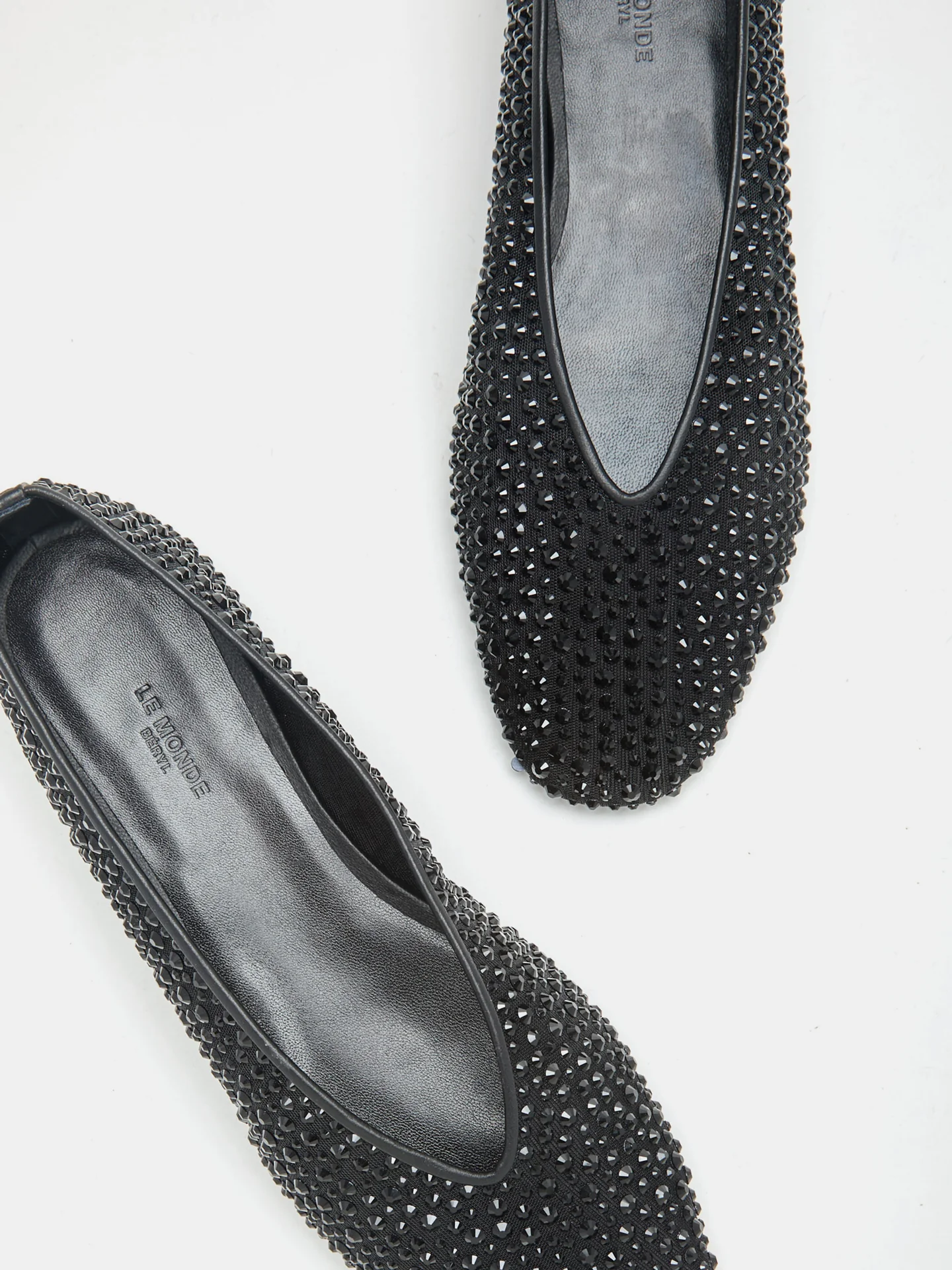 Luna Slipper / Black Mesh Crystal - Image 4