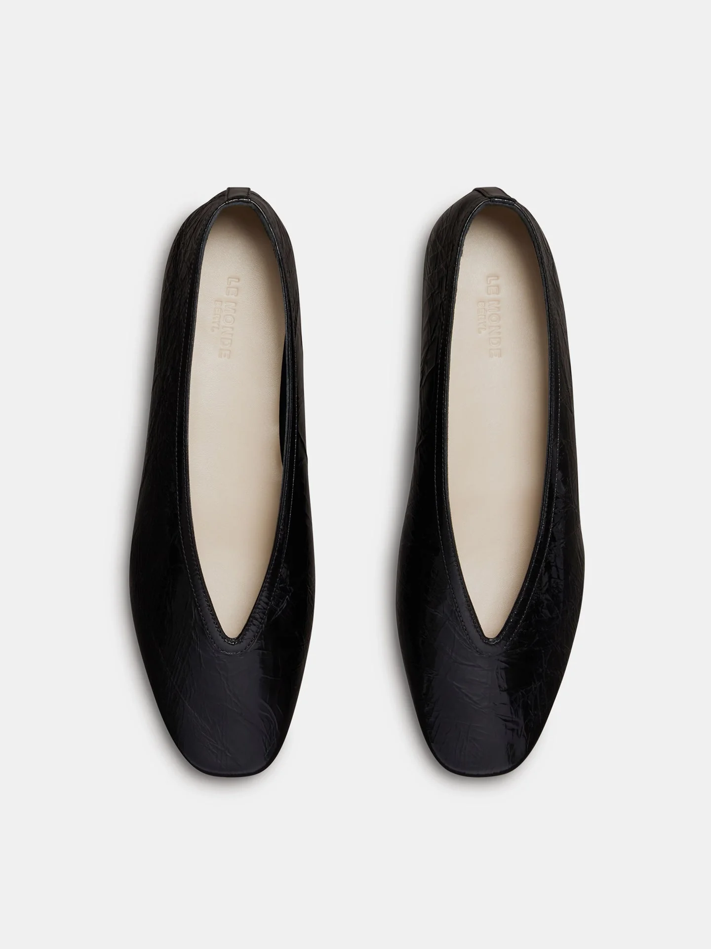 Luna Slipper / Black Naplack Leather - Image 3
