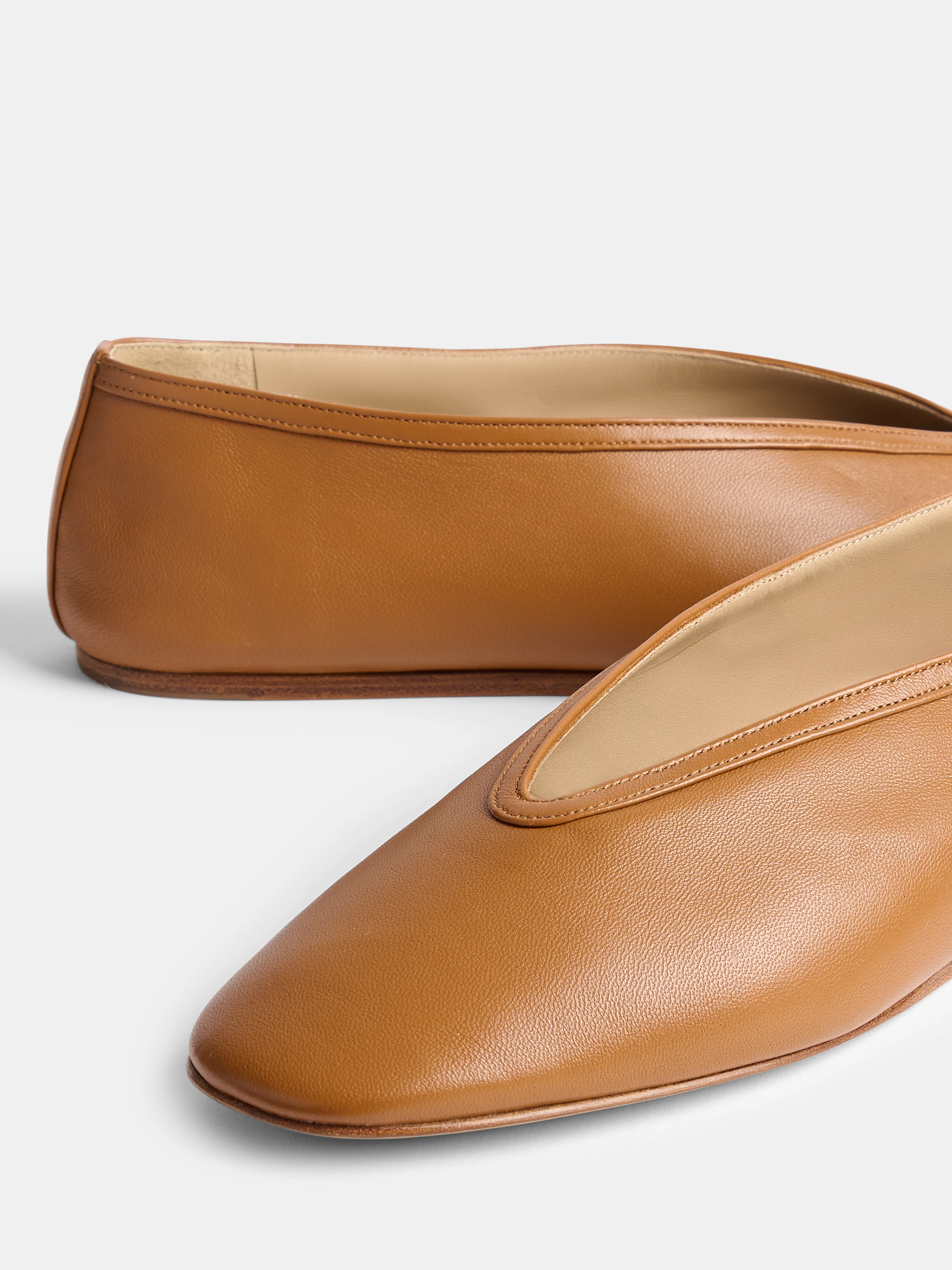 Luna Slipper / Camel Leather - Image 4