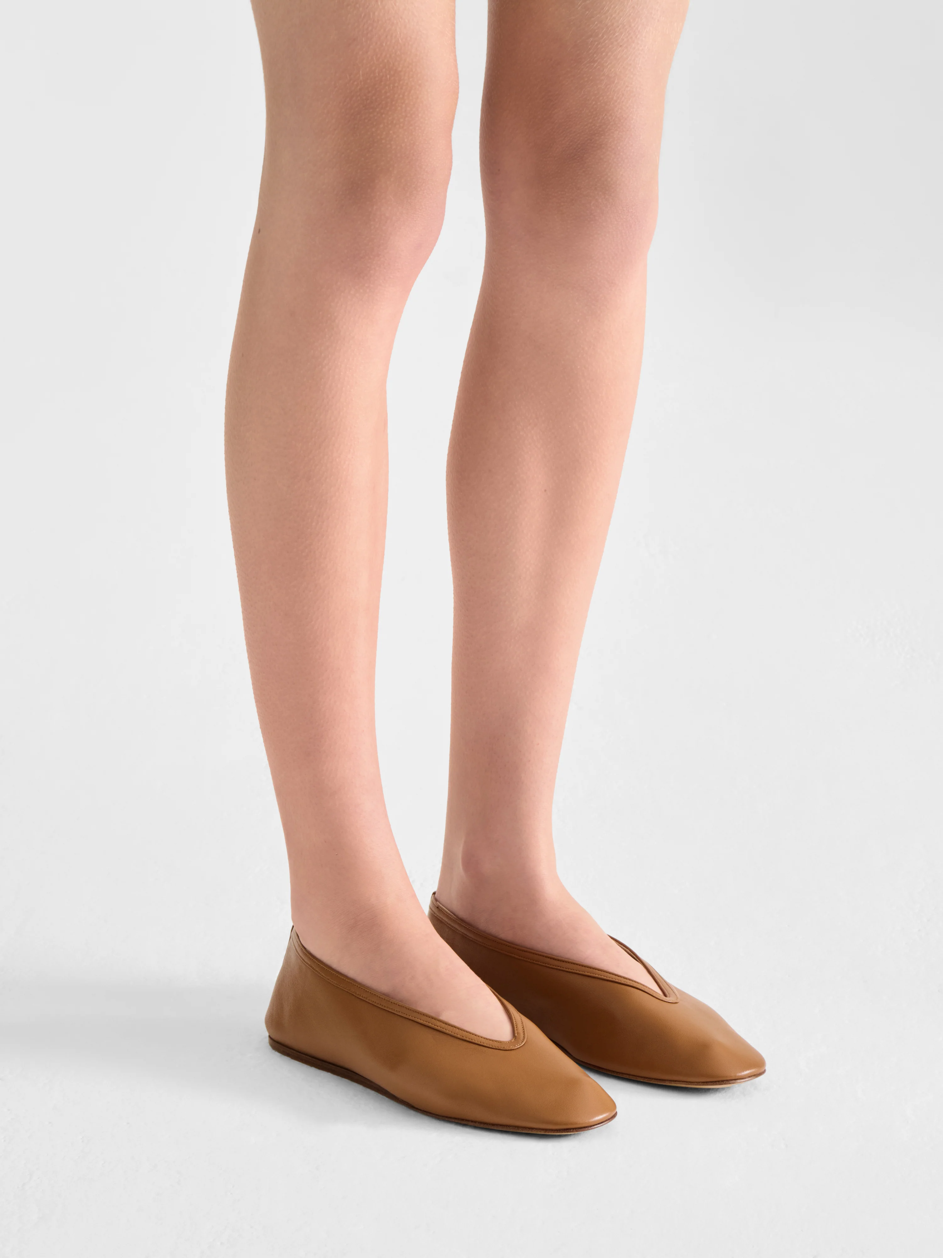 Luna Slipper / Camel Leather - Image 5
