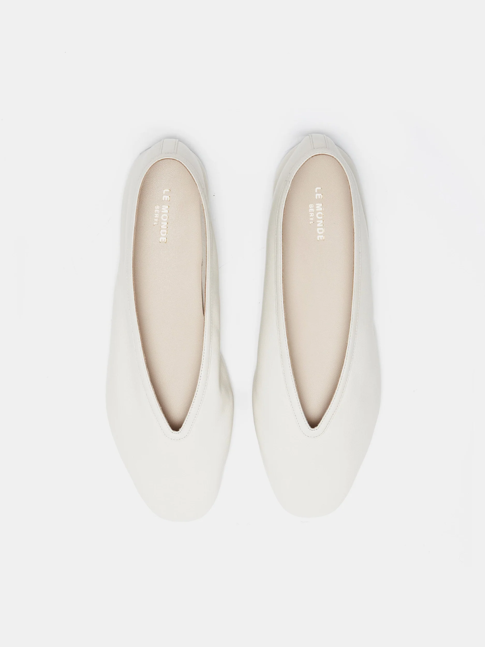 Luna Slipper / Ecru Leather - Image 3