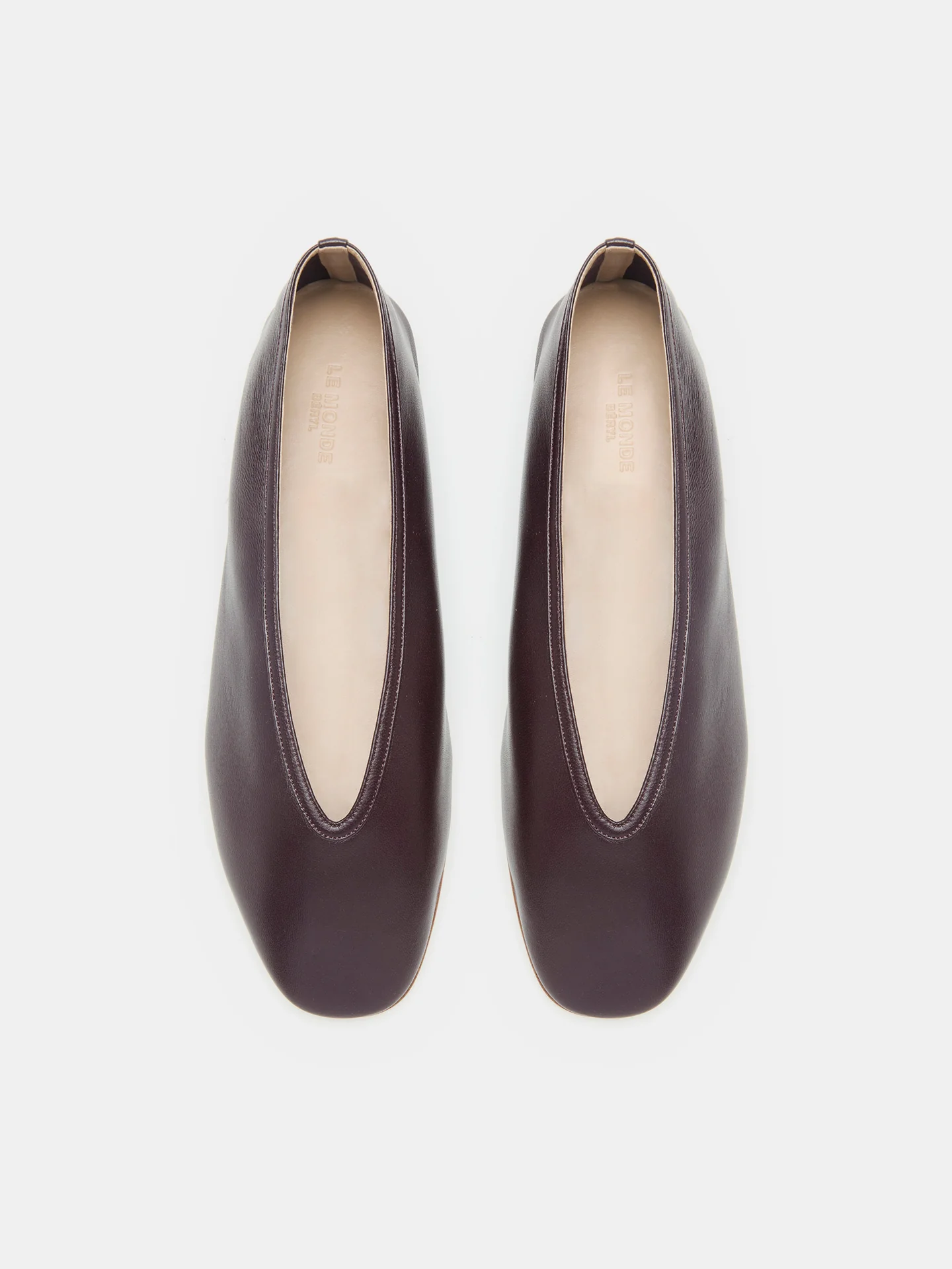 Luna Slipper / Plum Leather - Image 3