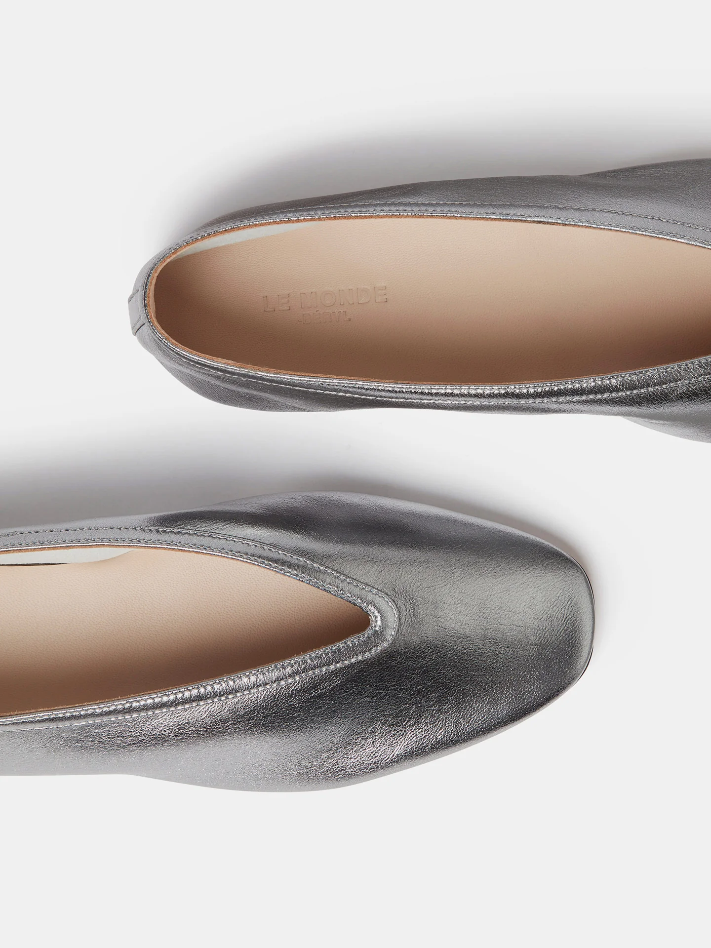 Luna Slipper / Silver Leather - Image 3