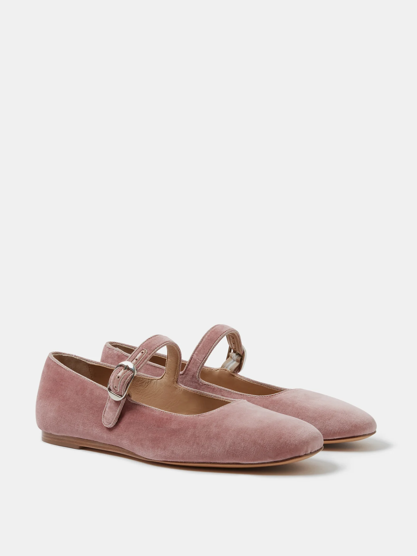 Mary Jane / Blush Pink Velvet - Image 2