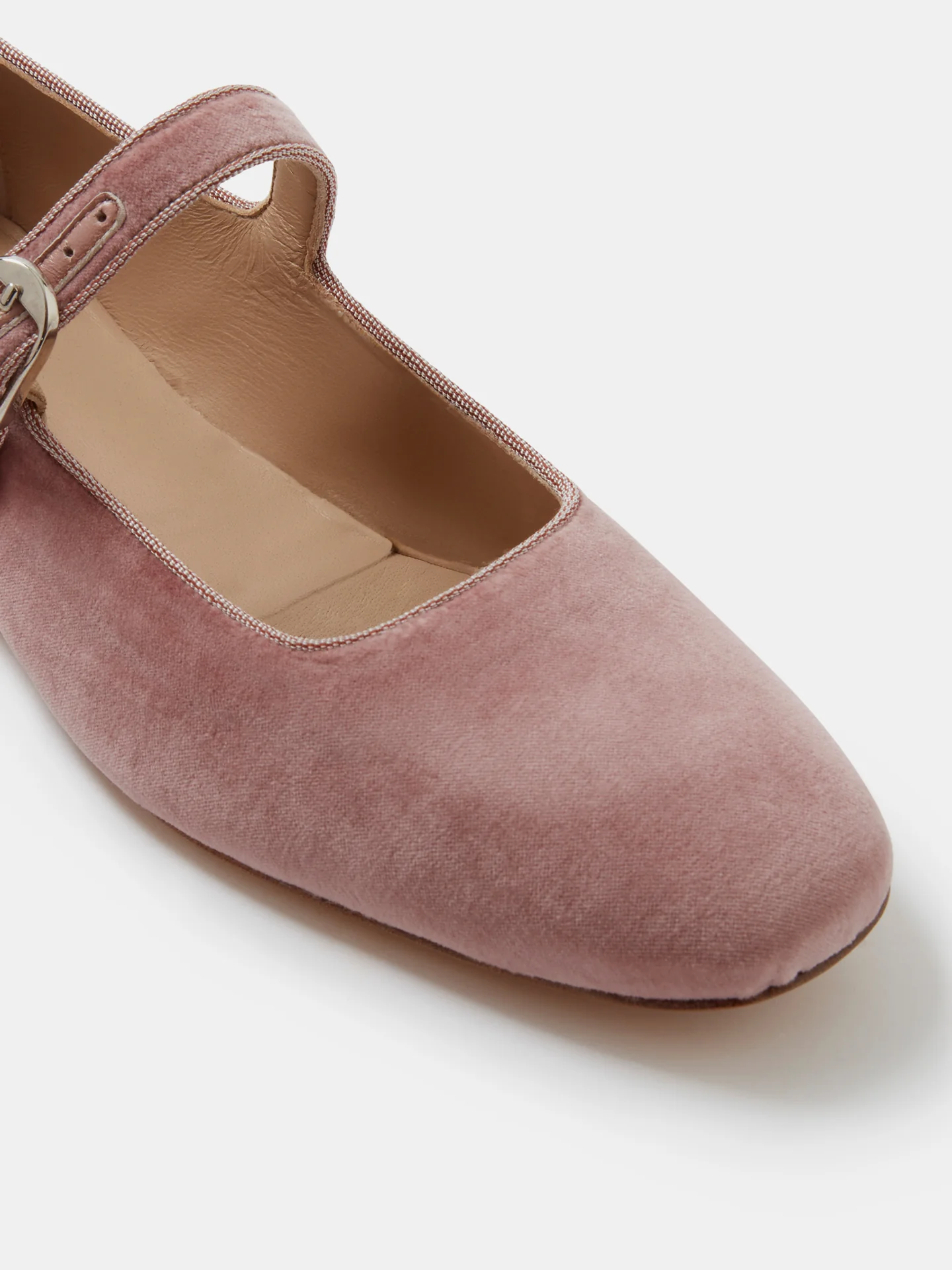 Mary Jane / Blush Pink Velvet - Image 4
