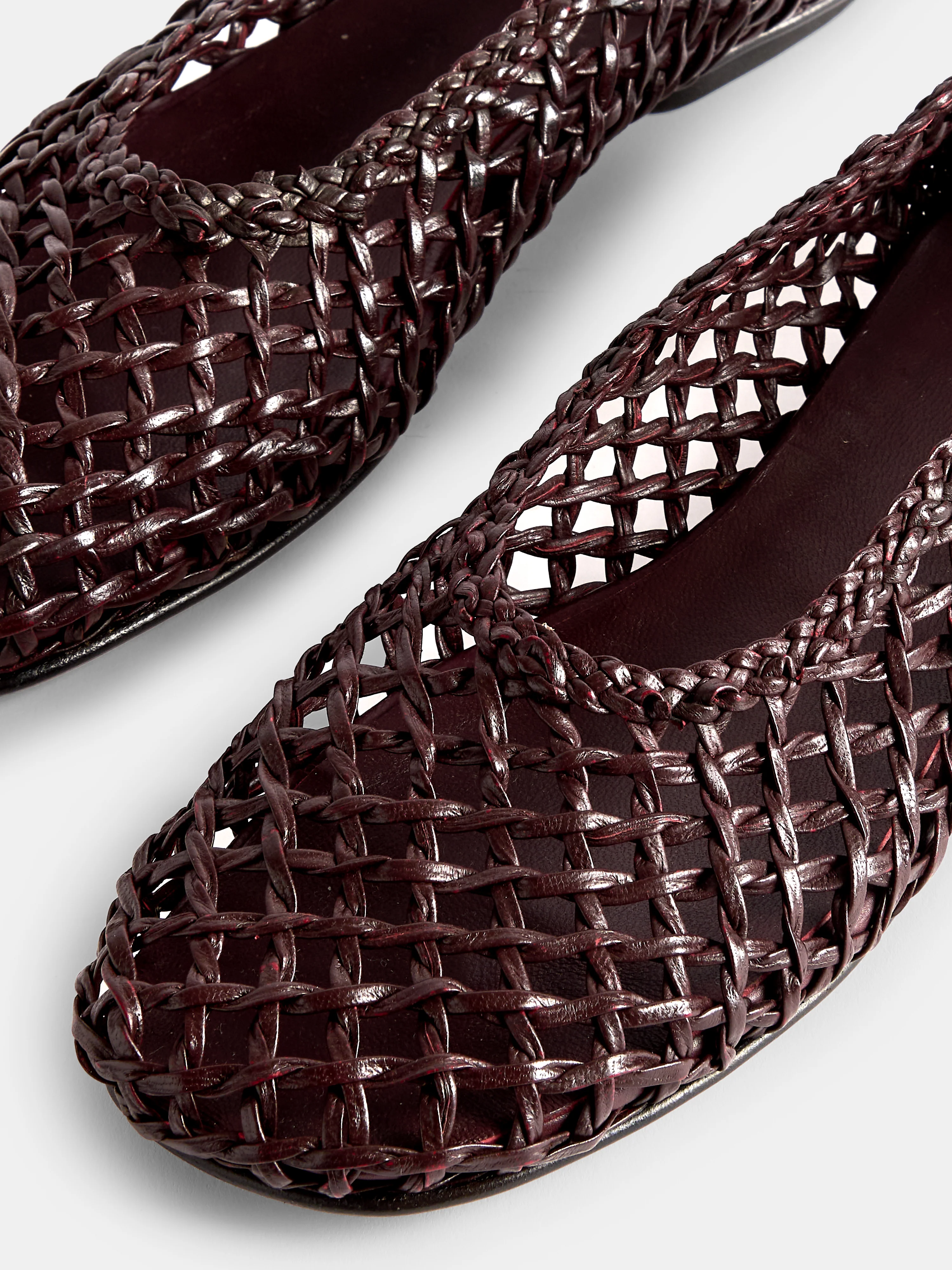 Mica Knotted / Burgundy Leather - Image 4