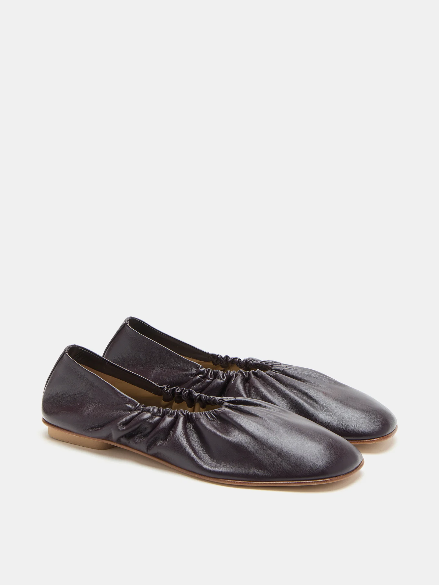 Mica Flat / Plum Leather - Image 2