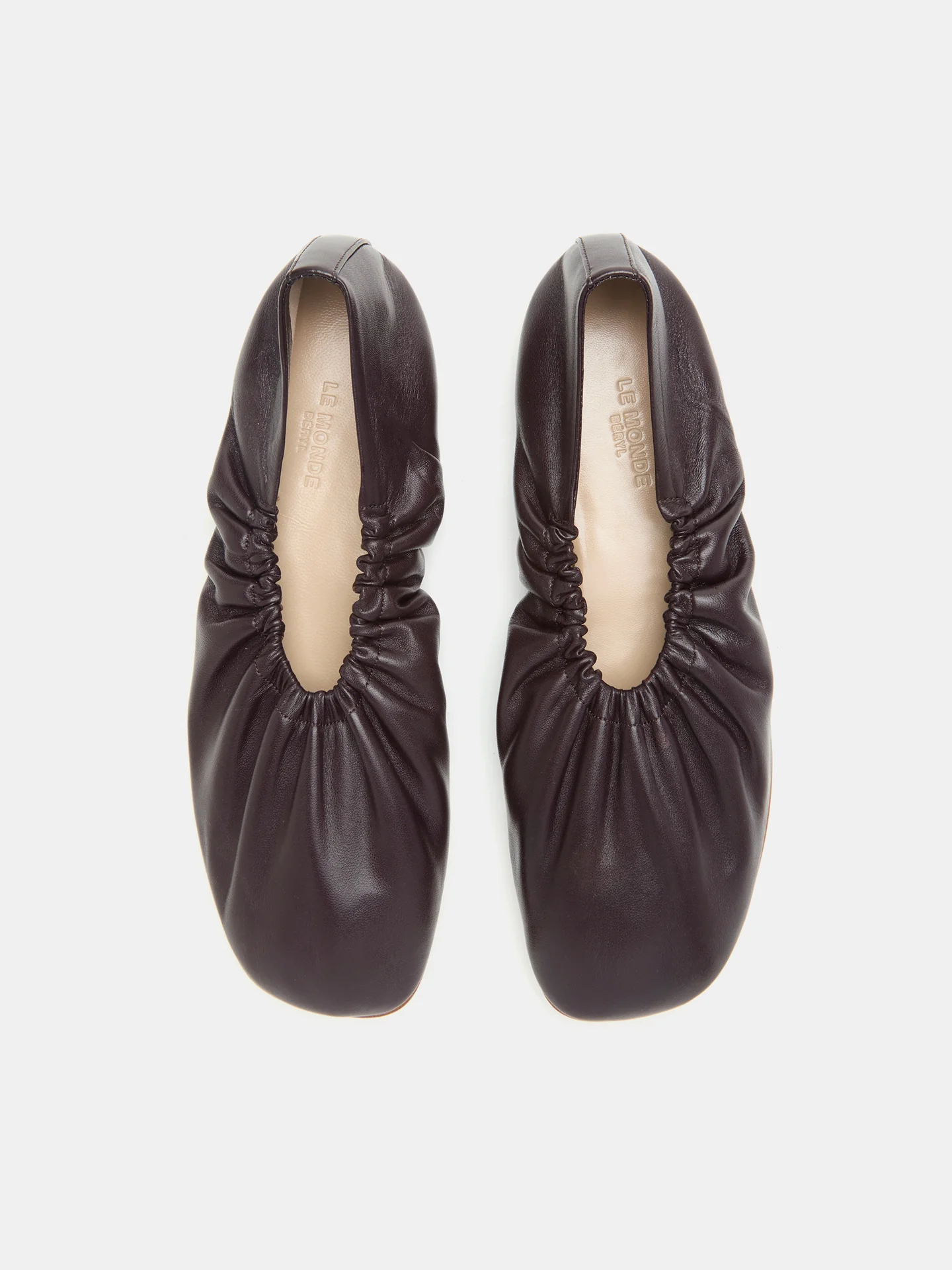 Mica Flat / Plum Leather - Image 3