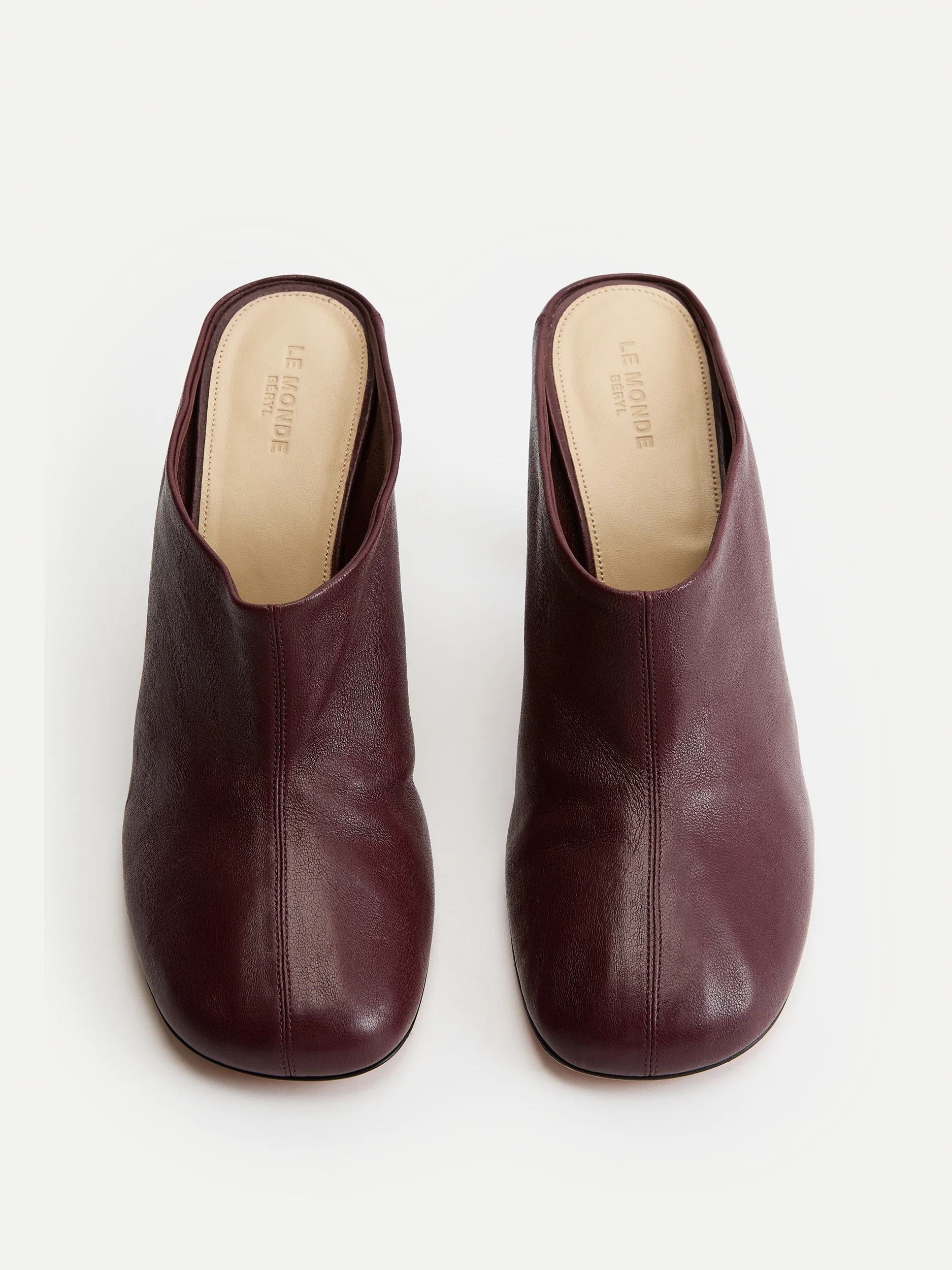 Mica Mule / Bordeaux Leather - Image 3