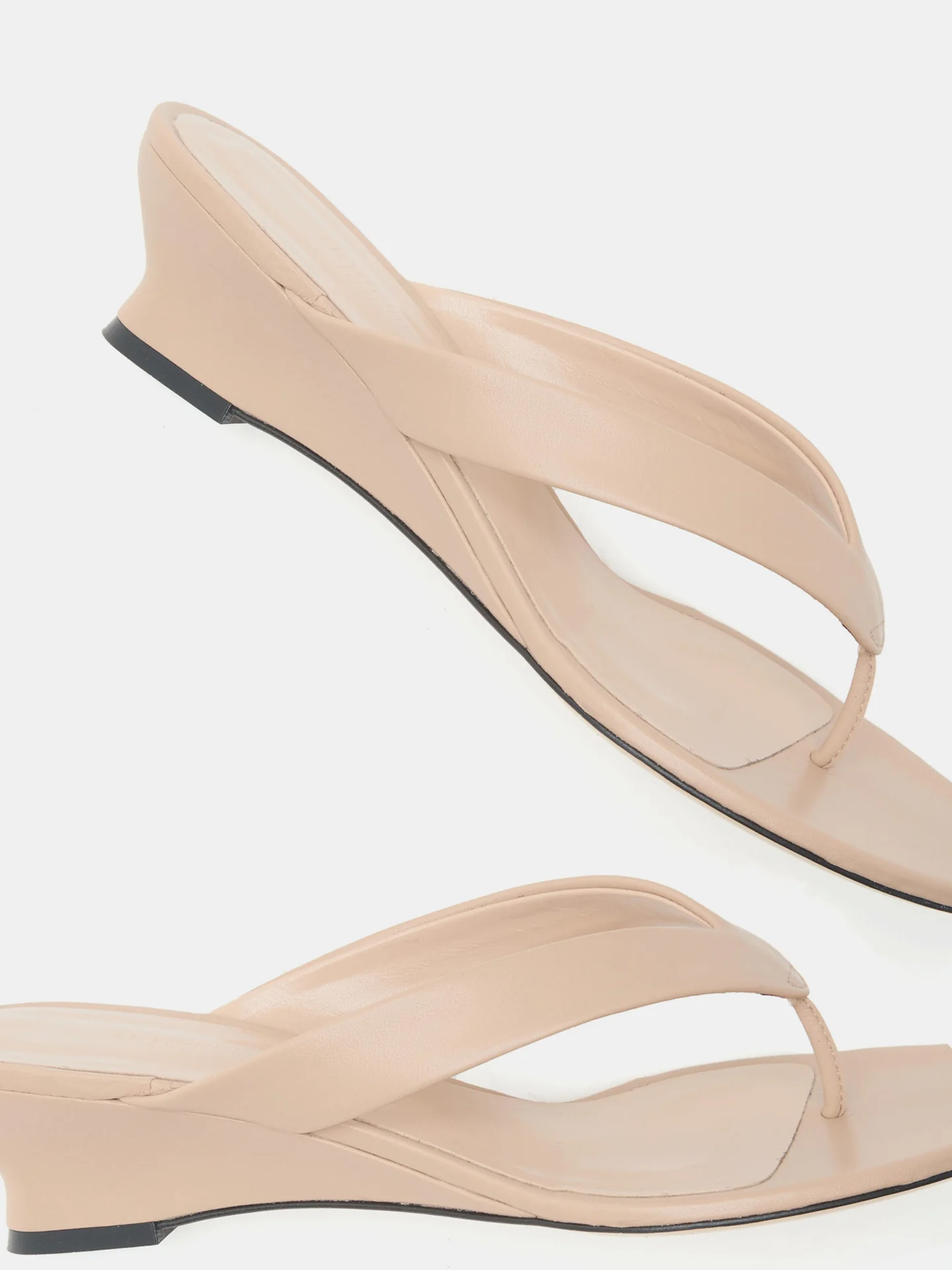 Micro Wedge Thong / Fawn Leather - Image 4