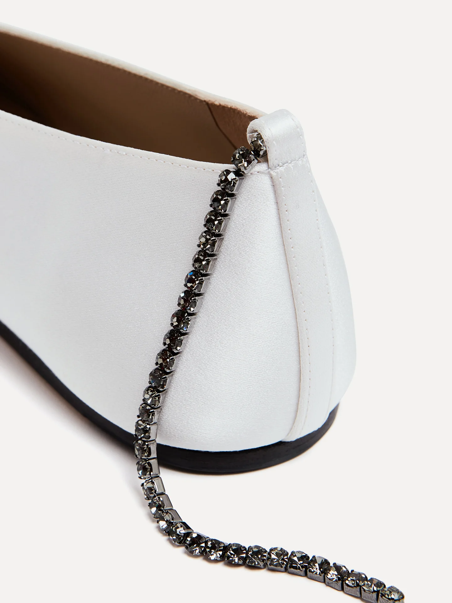 Olympia Slipper / Ivory Satin - Image 5