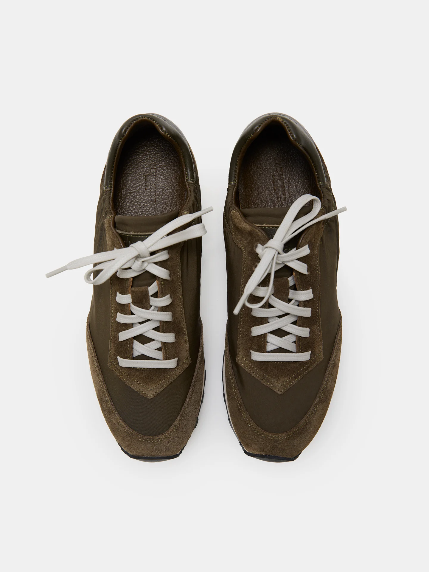 Slim Runner / Army Green Suede - Image 3