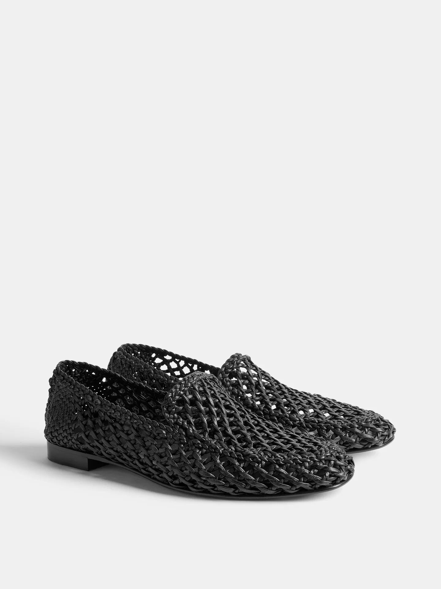 Soft Loafer Knotted / Black Leather - Image 2