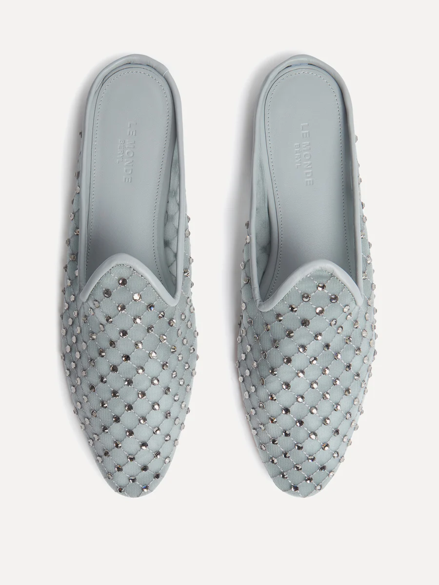 Venetian Mule / Grigio Mesh Crystals - Image 3
