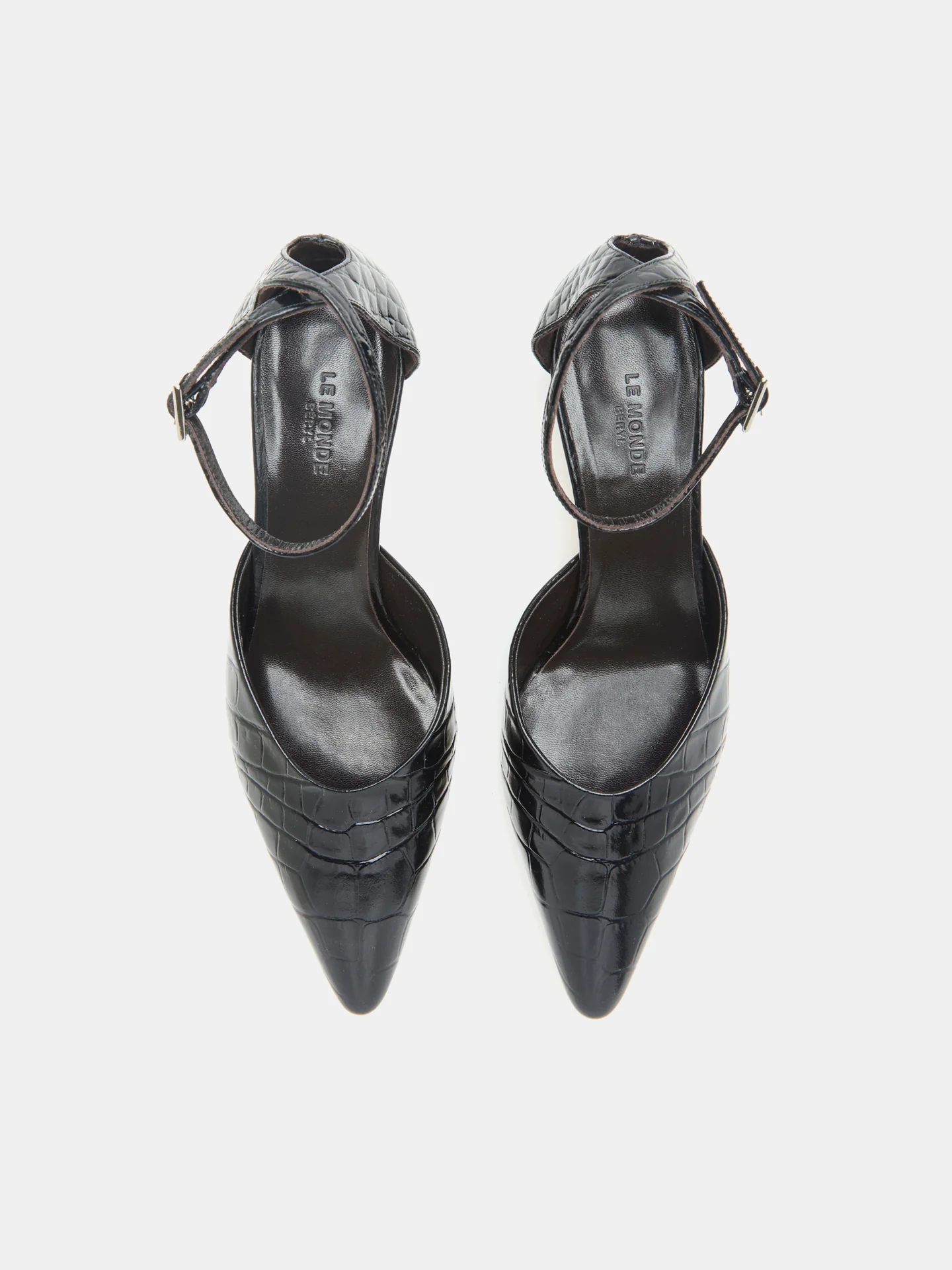 Victoria Kitten / Coco Black Leather Croc Effect - Image 3