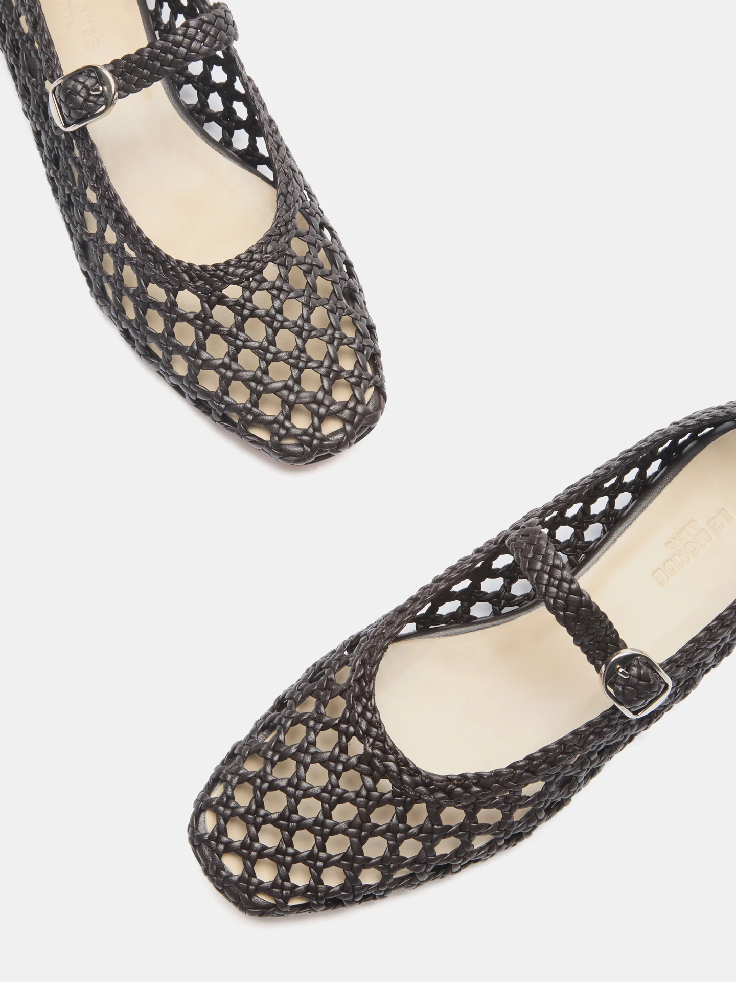 Mary Jane / Chocolate Woven Leather - Image 4